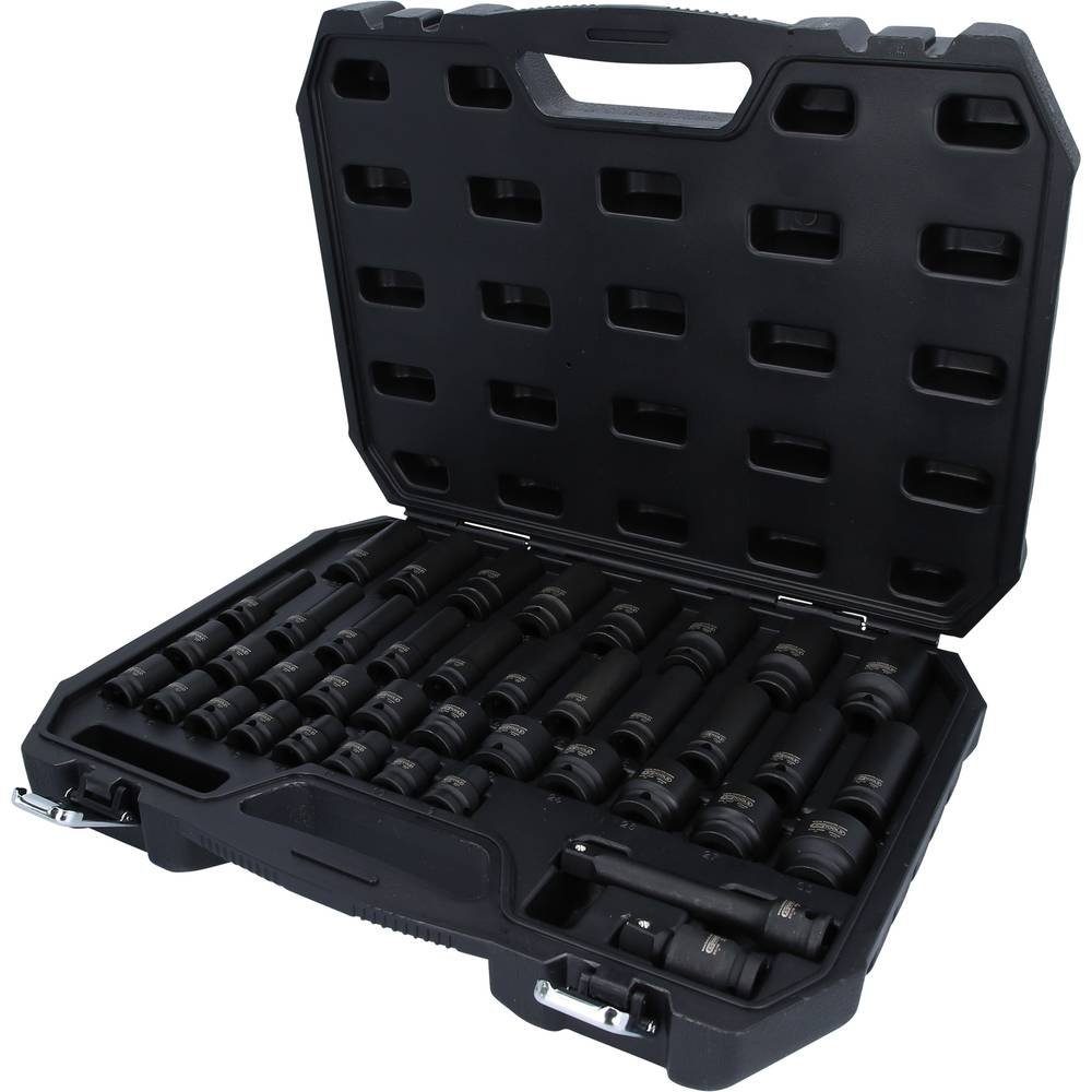 KS Tools Steckschlüssel 1/2″ Sechskant-Kraft-Stecknuss-Satz, 40-tlg 515.0065