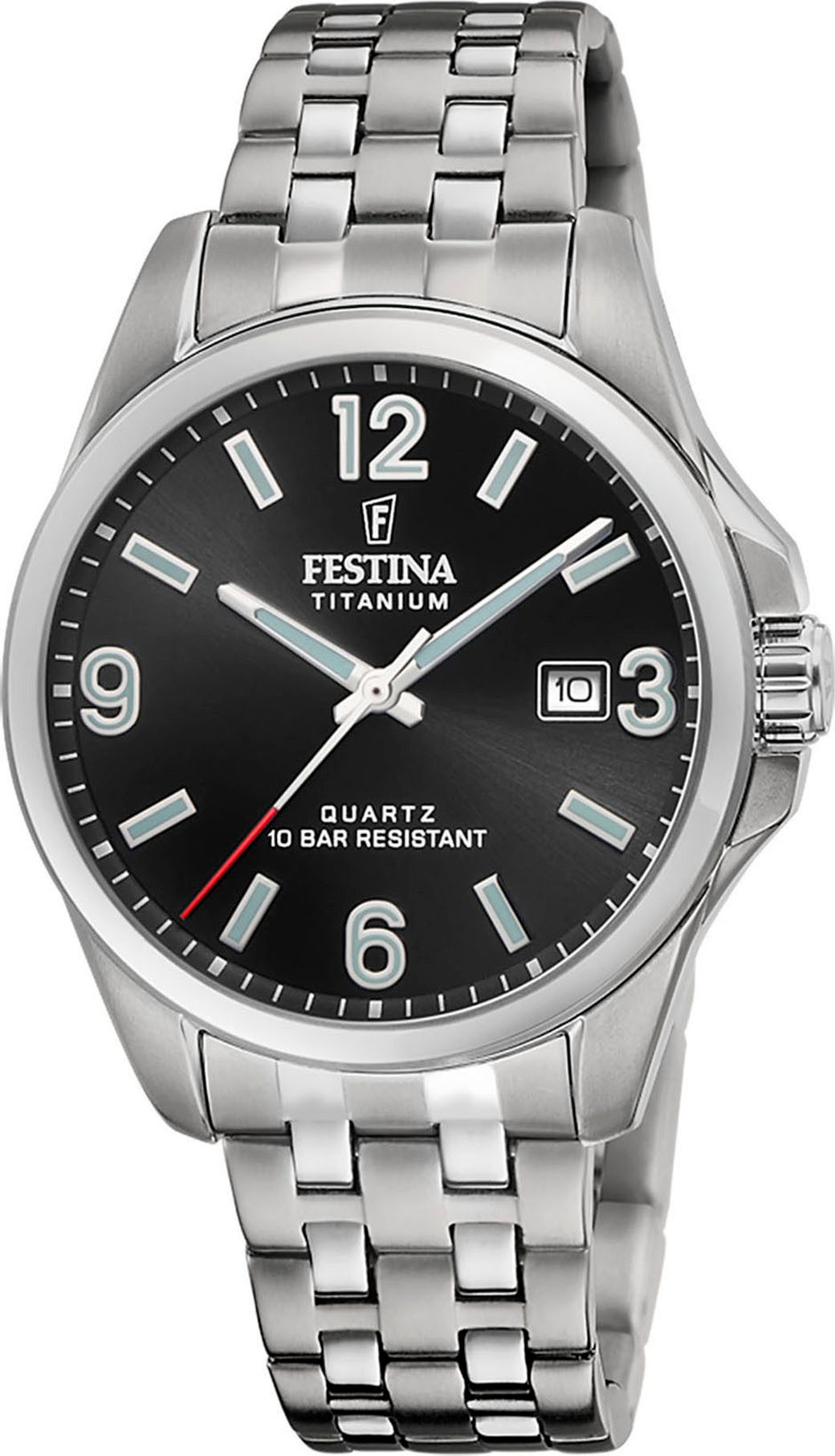 Festina Quarzuhr Calendario Titanium F20696/3, Armbanduhr, günstig online kaufen