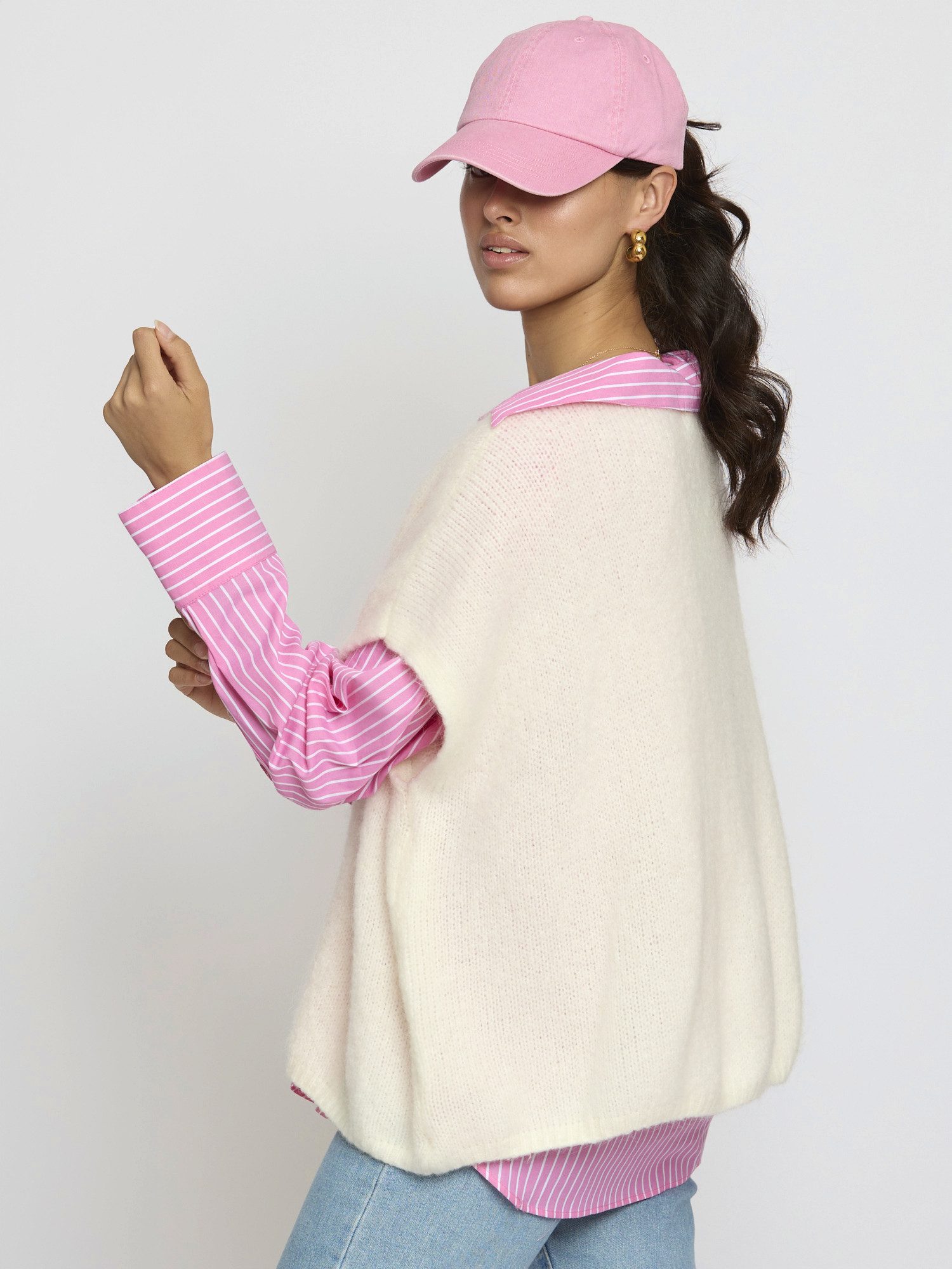 Lilavie Strickweste Ninaa One Size Oversize günstig online kaufen