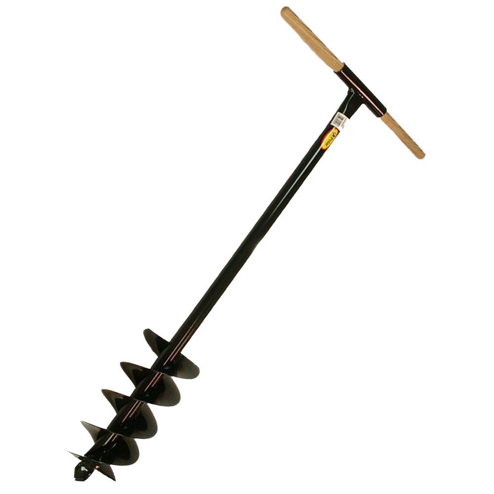 Polar Garten Handerdbohrer 5521 Erdlochbohrer Ø 150 mm Länge 105 cm, pulverbeschichtet