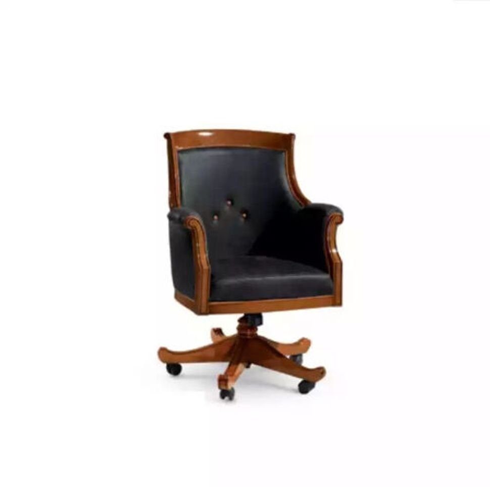 JVmoebel Bürostuhl Luxus Büro Sessel in Italy Drehbarer Made (1 Möbel Polster St), Office Stuhl Designer