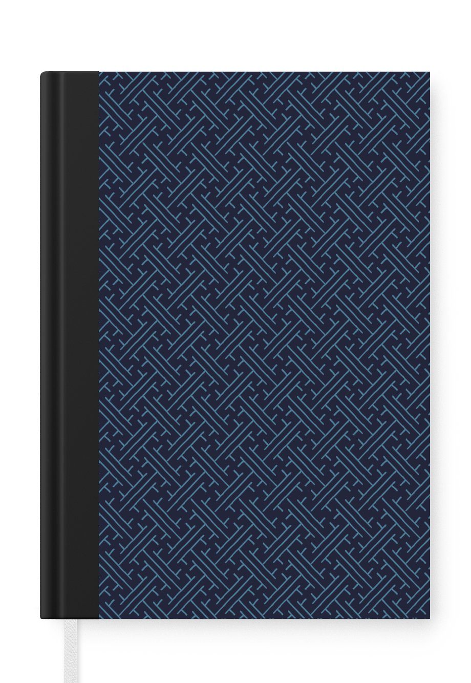 MuchoWow Notizbuch Japanisch - Muster - Geometrie, Journal, Merkzettel, Tagebuch, Notizheft, A5, 98 Seiten, Haushaltsbuch