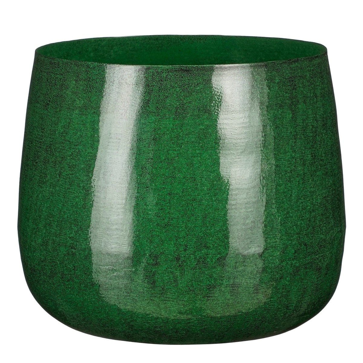 Mica Decorations Blumentopf Mica Decorations Benson Topf rund d.gruen - h22xd24cm (1 Bloempot)