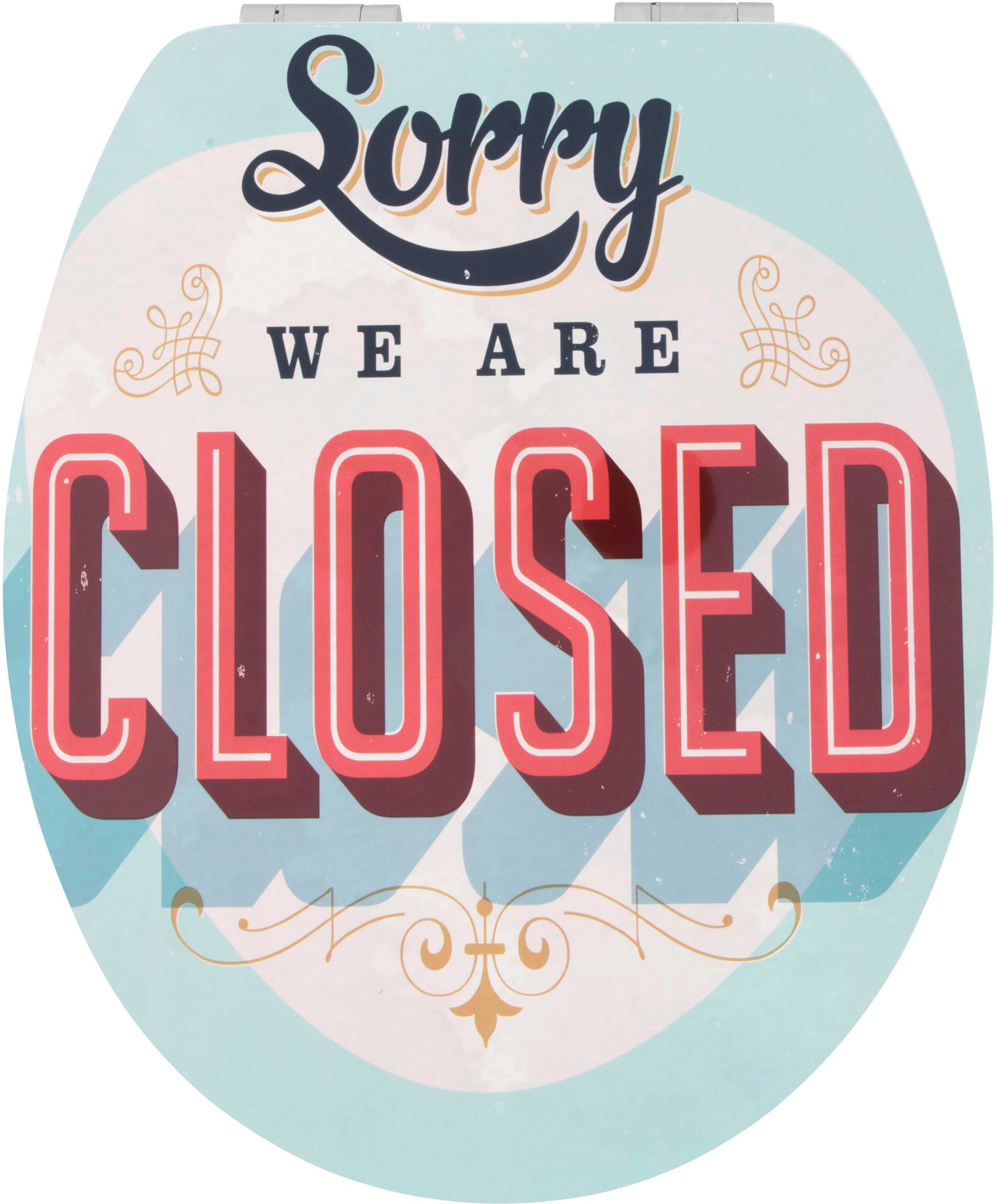 CORNAT WC-Sitz Ansprechendes Design - Hochwertiger Holzkern - Absenkautomatik, Schnellbefestigung - Komfortables Sitzgefühl / Toilettensitz