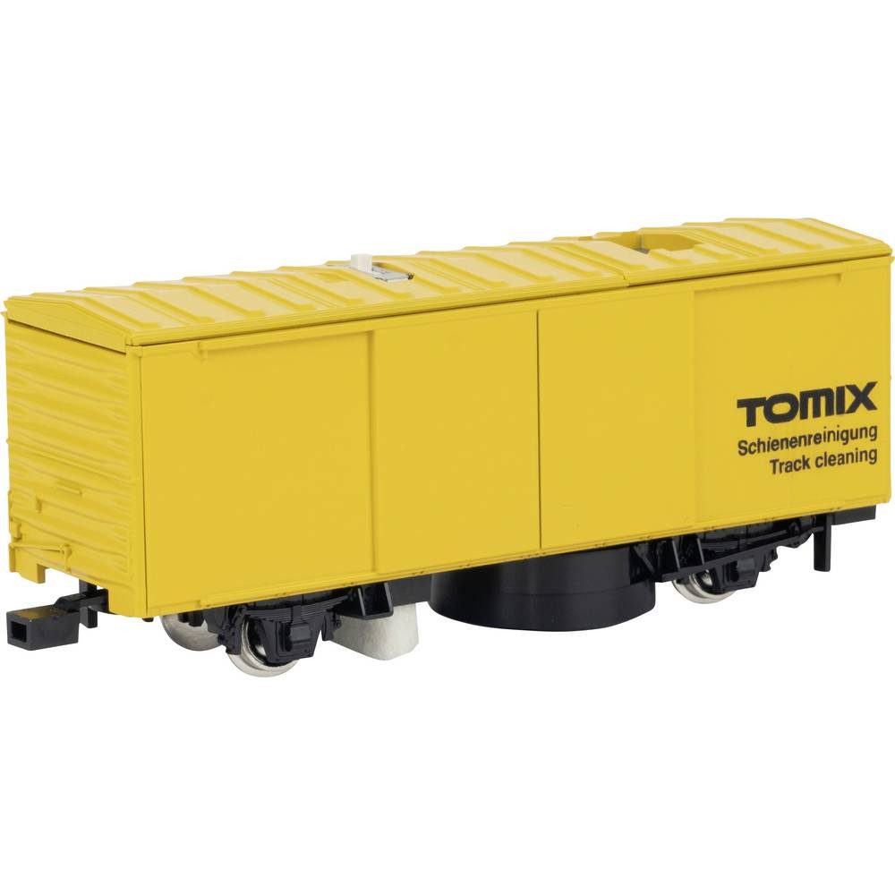Tomytec H0-790 Wagon Nettoyage Rails H0 - Jaune - Kit à Monter