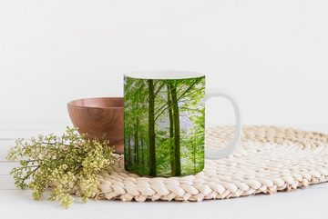 MuchoWow Tasse Wald - Sonne - Baum, Keramik, Kaffeetassen, Teetasse, Becher, Teetasse, Geschenk