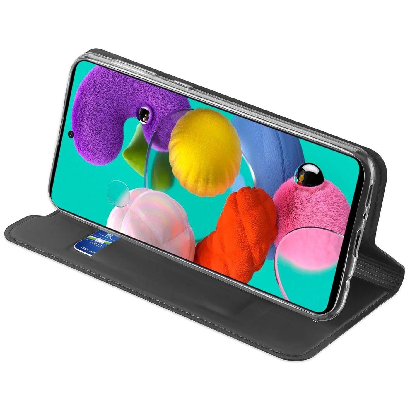 CoolGadget Handyhülle Magnet Case Handy Tasche für Samsung Galaxy A51 6,5 Zoll, Hülle Klapphülle Ultra Slim Flip Cover für Samsung A51 Schutzhülle – Bild 5 von 5