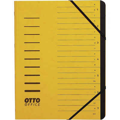 Otto Office Organisationsmappe Standard, Sammelmappe mit 7 Fächern, DIN A4