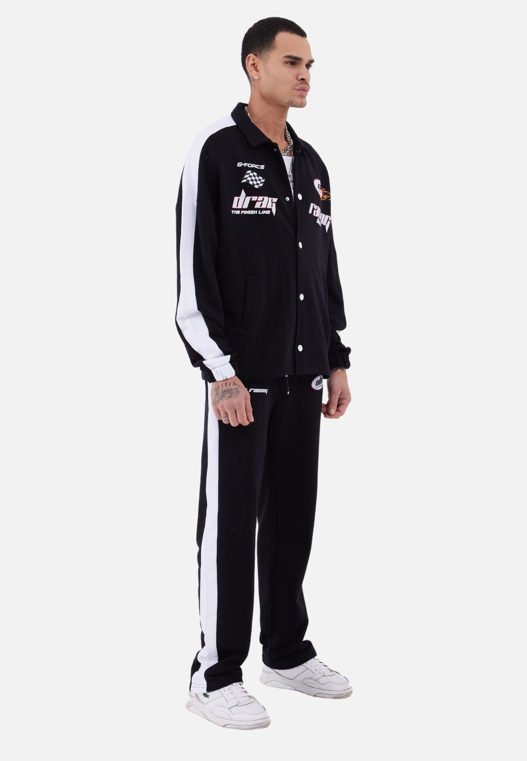 OSSY HOMER Trainingsanzug Set Drag Racing Freizeit Unisex Oversize