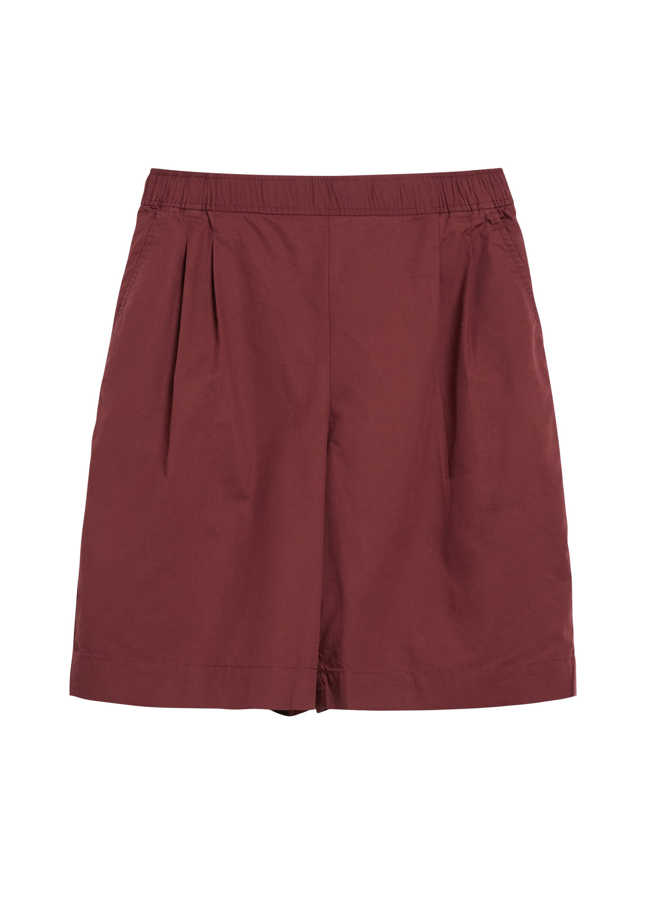 s.Oliver Shorts Hose Bermudahose aus Popeline mit Falten