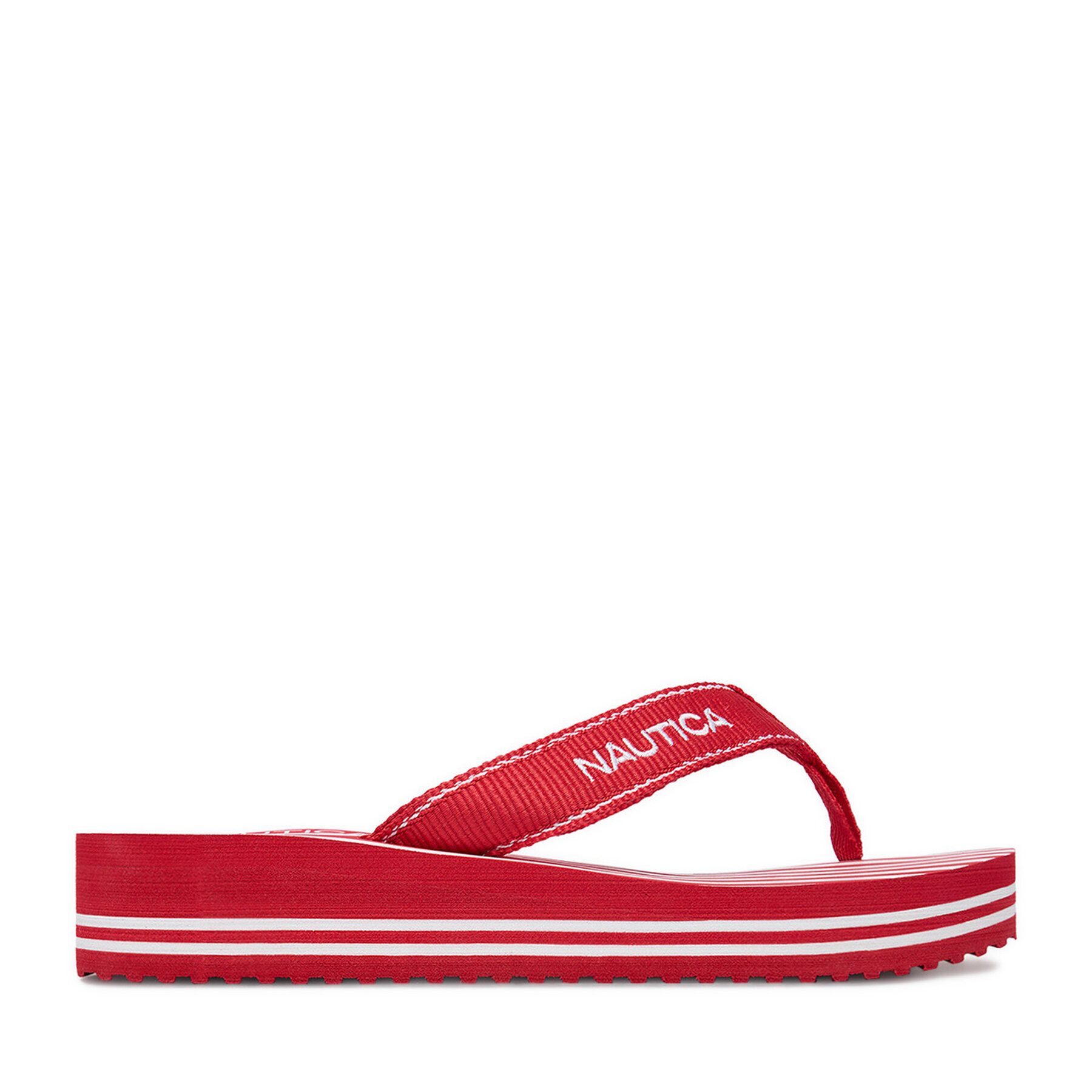 NAUTICA Nautica Damen-Flip-Flops Rot Badepantolette