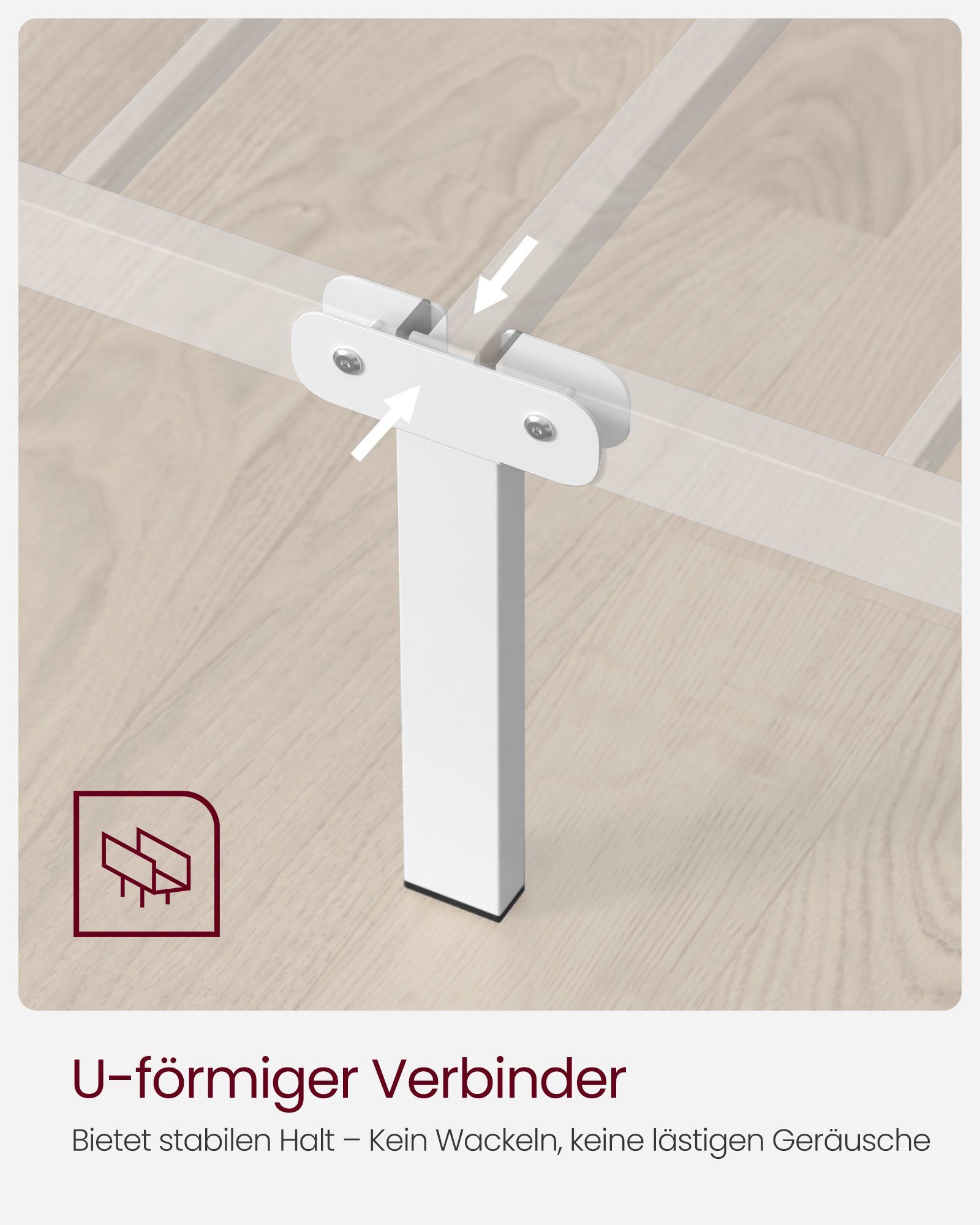 VASAGLE Bettgestell (140 x 190 cm), günstig online kaufen
