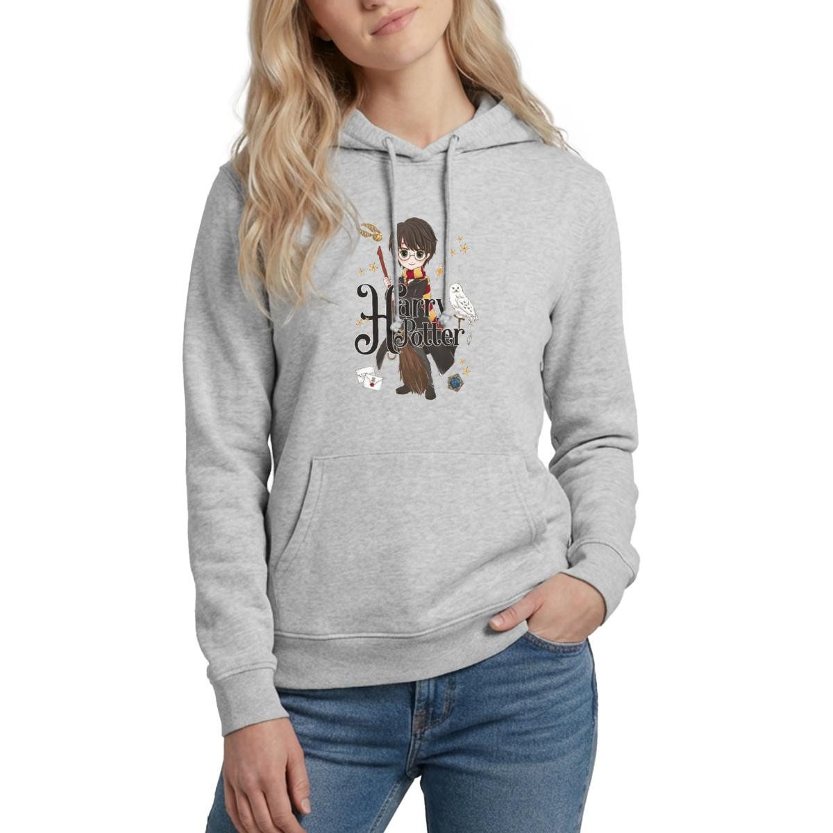 Hoodie Harry Potter Elemente Damen Hoodie
