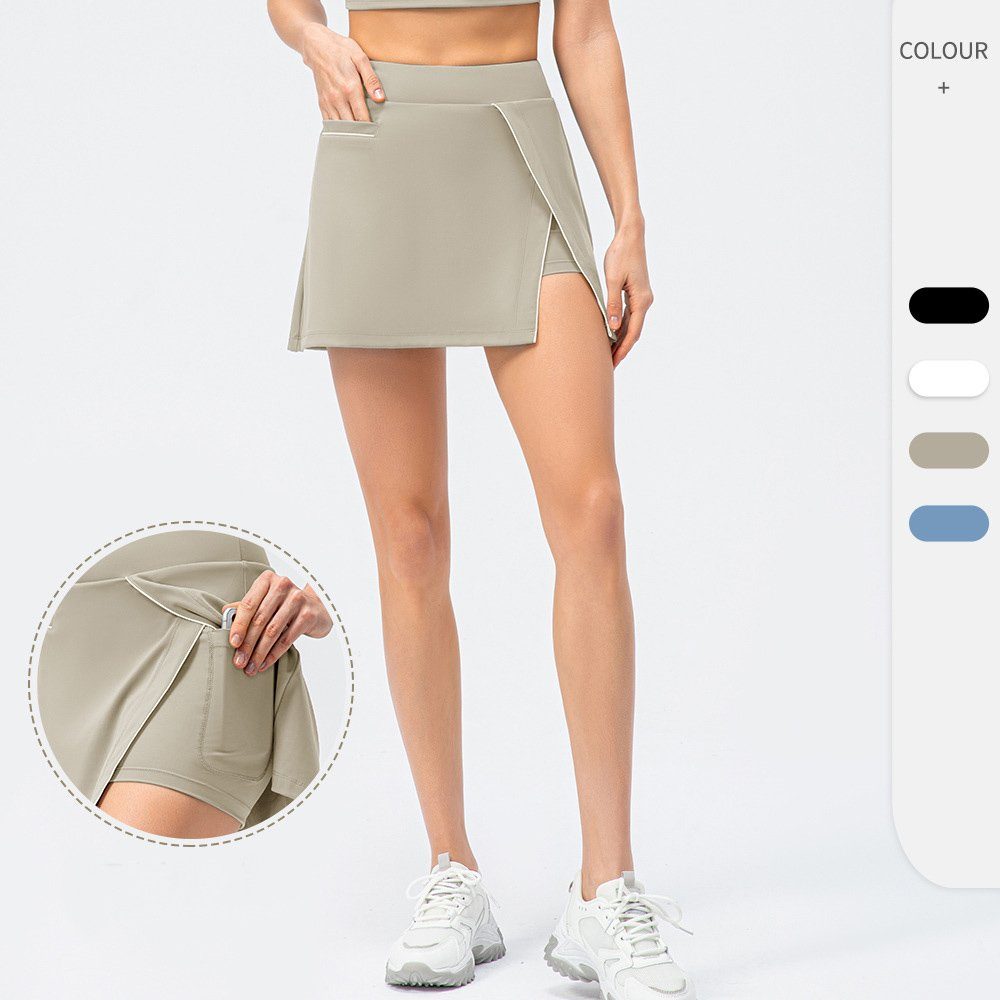 esyBe Yogashorts »Damen Sport Rock Tennis Rock Golf Yoga Skort mit Innenhose  Taschen Mini Skirt« online kaufen | OTTO