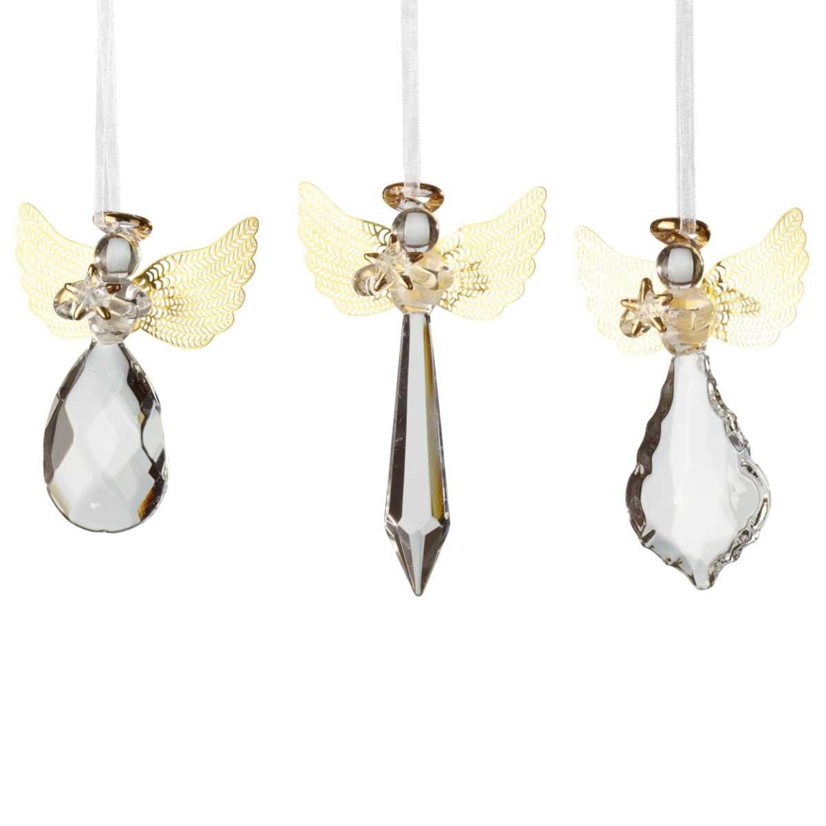 Villeroy & Boch Christbaumschmuck Winter Collage Accessoires Weihnachtsdekoration, Set 3-tlg.