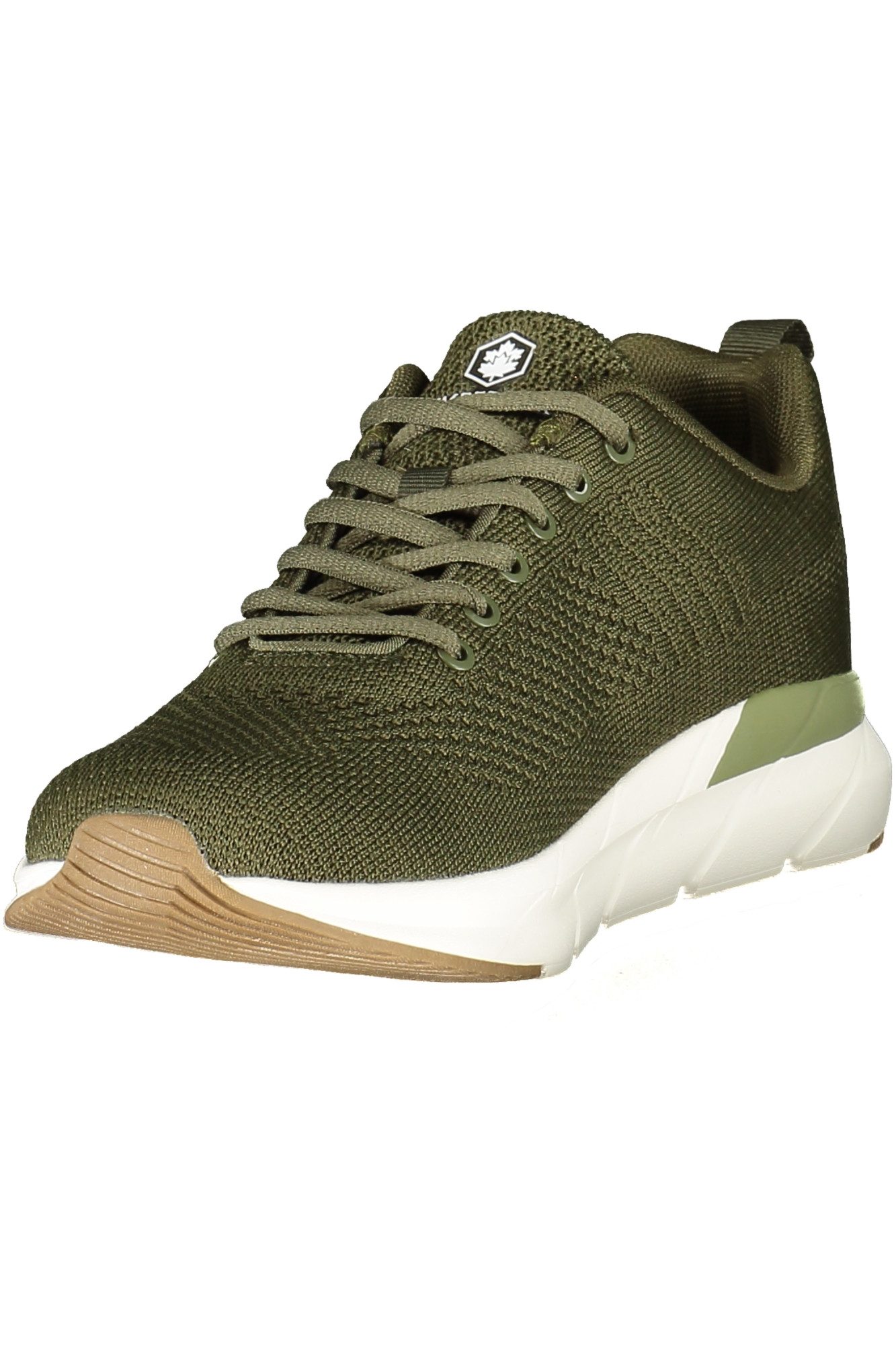 LUMBERJACK Sneaker Grüner Herrensportschuh mit Kontrastdetails und