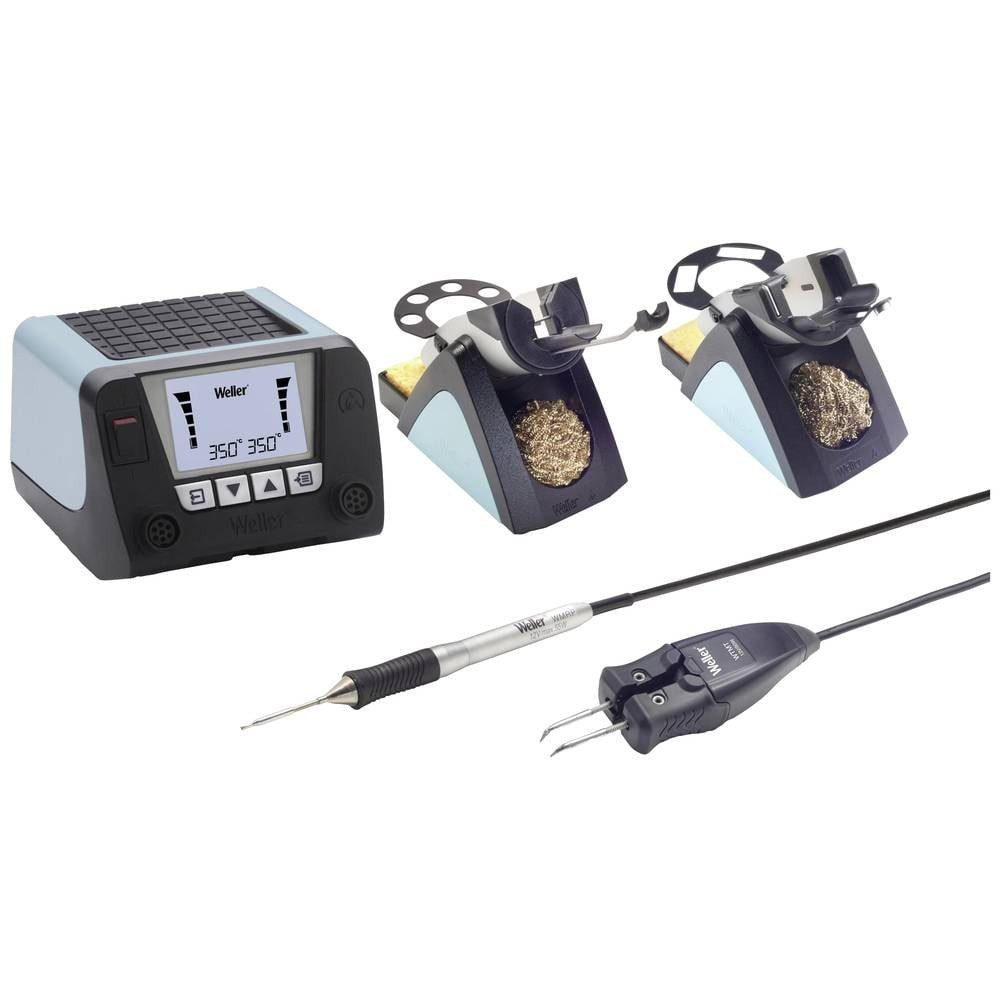Weller Lötkolben 2-Kanal-Lötstation Set inkl. WTMT Entlötpinzette, RTWMS 030K, inkl. Lötspitze