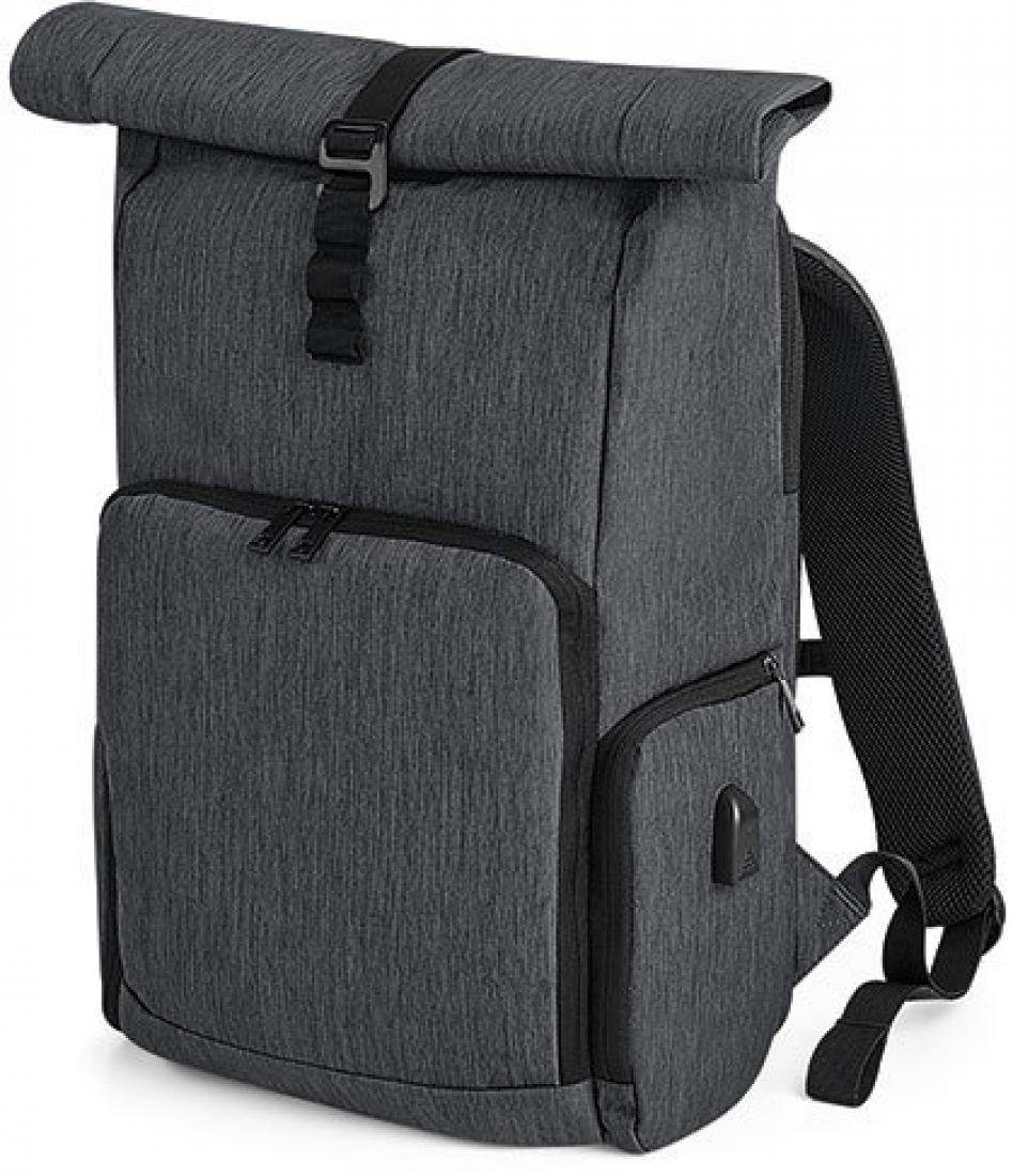 Quadra Laptoprucksack Laptop-Rucksack Q-Tech Charge Roll-Top, 31 x 45 x 17 cm
