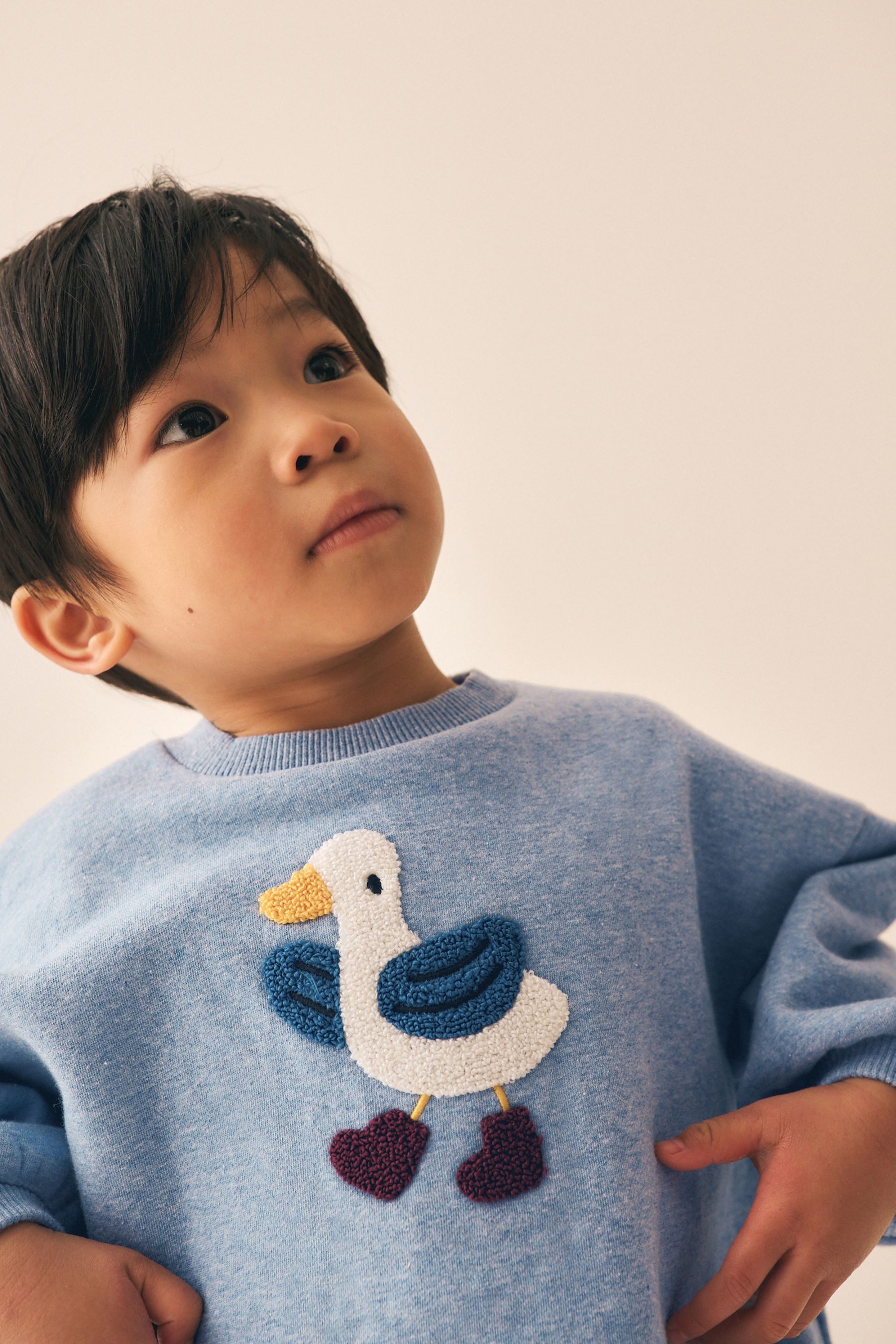 Next Sweater Rundhals-Sweatshirt mit Print (1-tlg) – Bild 3 von 5