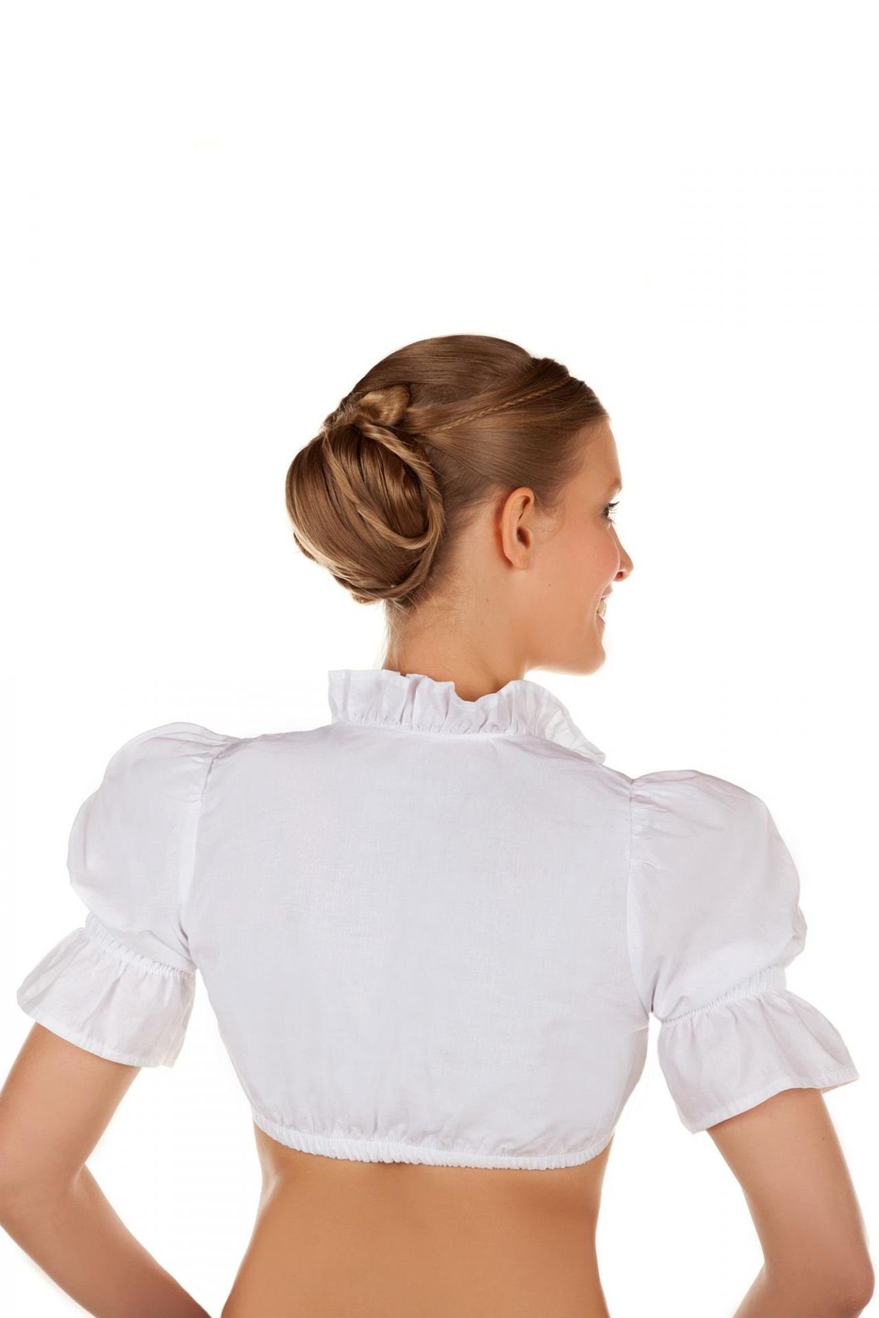 Edelnice Dirndlbluse mit Schnürung günstig online kaufen