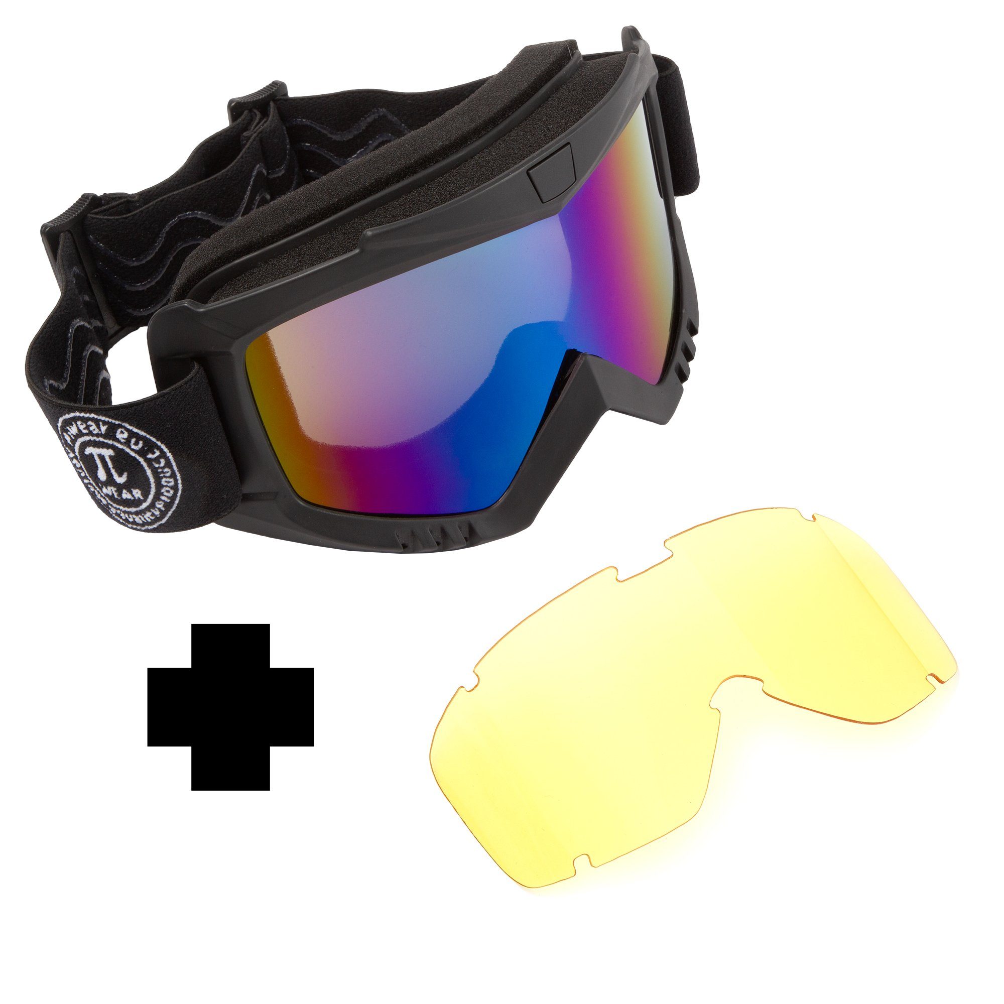 PiWear Motorradbrille PiWear MX Muddy Kit BM YT