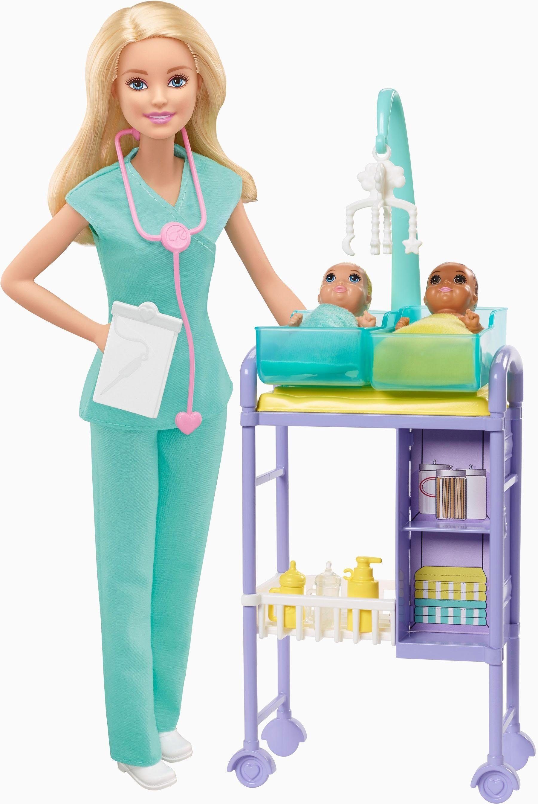 Barbie Anziehpuppe Kinderärztin, blond