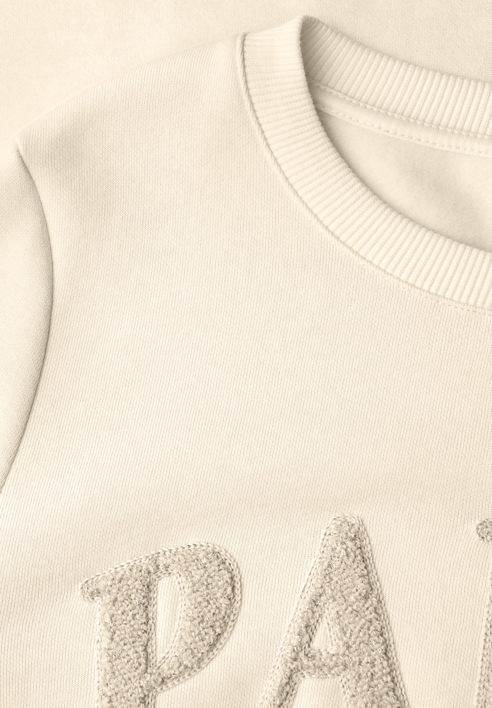 STREET ONE Rundhalspullover Sweatshirt mit Wording günstig online kaufen