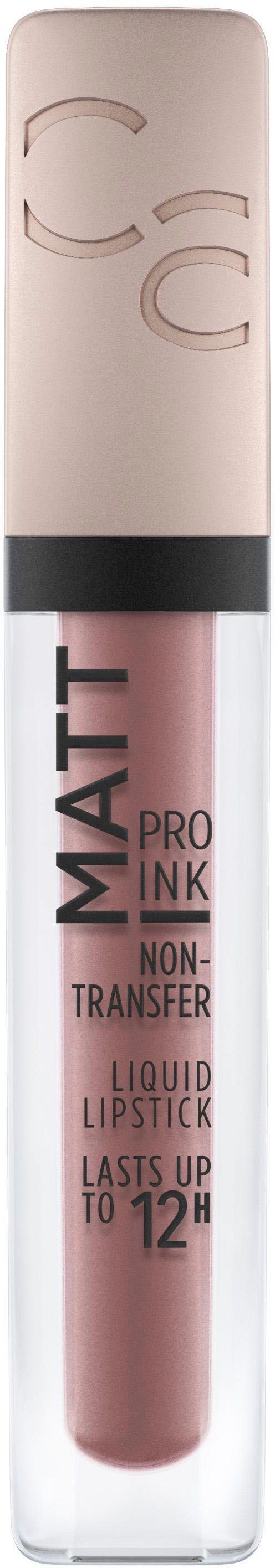 Catrice Lippenstift Matt Pro Non-Transfer 3-tlg. Me Trust Lipstick, Ink In Liquid