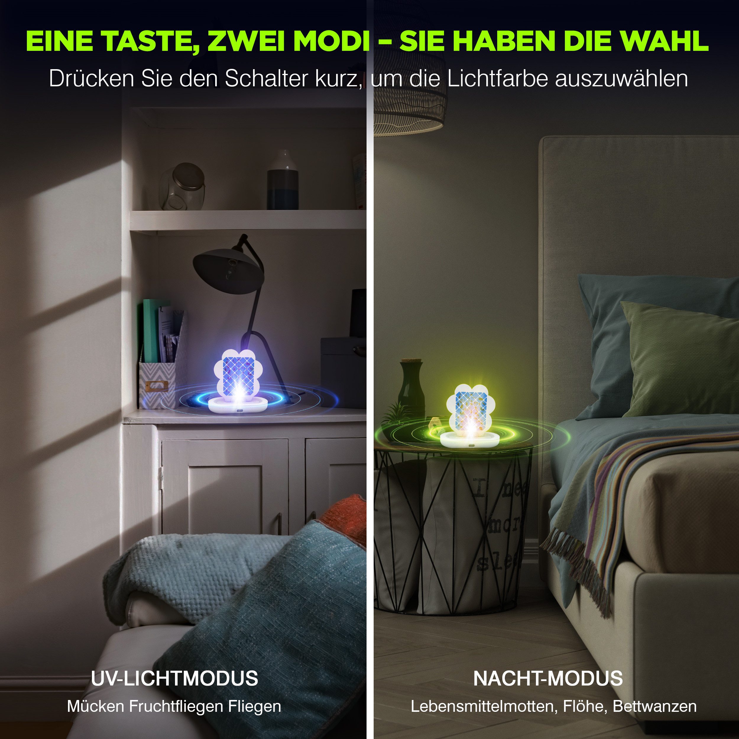 ISOTRONIC Klebefalle Isotronic Mobile Insektenfalle mit UV-Licht