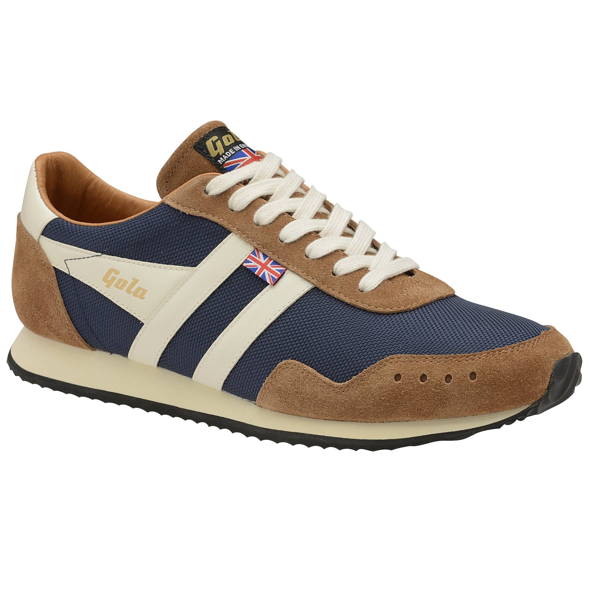 Gola Track Mesh 2 317 - Made in England - navyblau/tobacco/offwhite Herren Sneaker