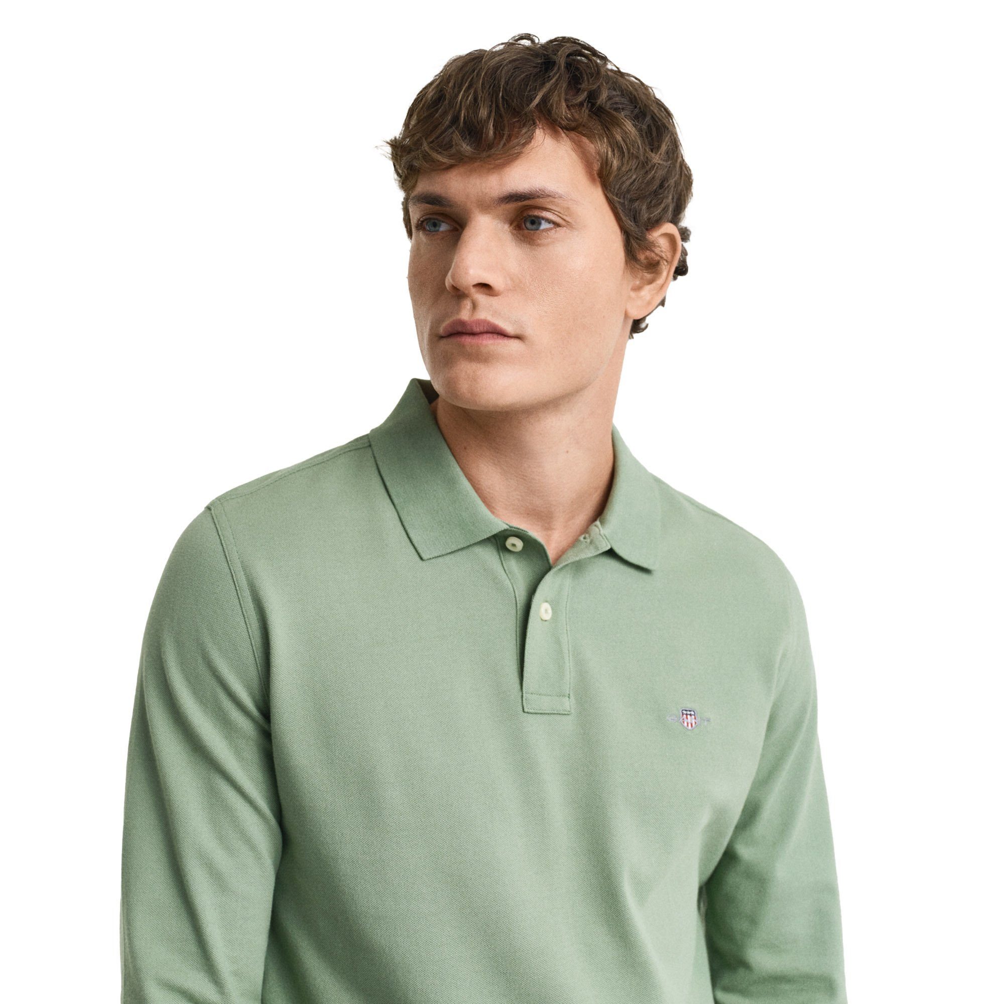 Gant Poloshirt Herren Poloshirt 1er Pack Baumwolle (Packung, 1er Pack)