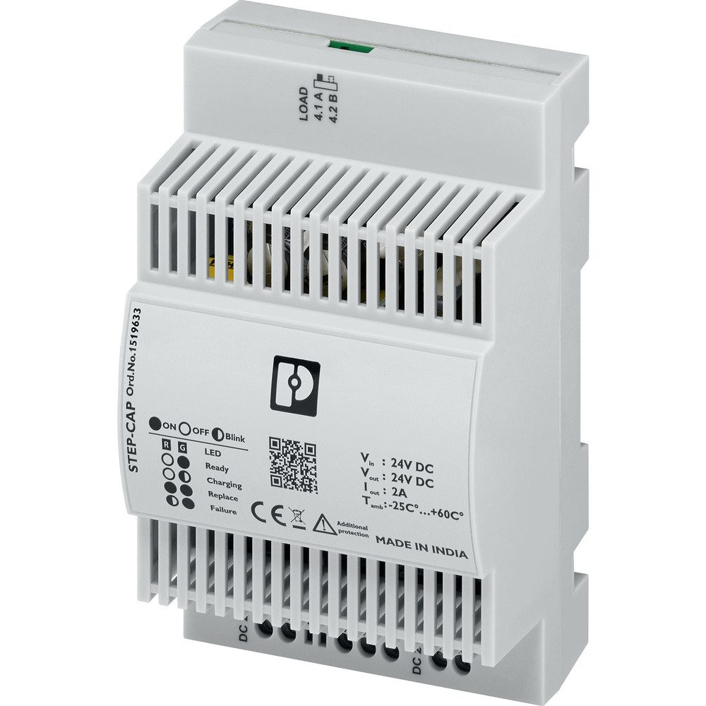 Phoenix Contact STEP-CAP/24VDC/2/0.4KJ Industrielle USV-Anlage (DIN Ra Hutschienen-Netzteil