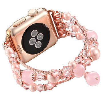 Diida Smartwatch-Armband Watch Band, Uhrenarmband, Achat Perle, für Apple Watch(2)