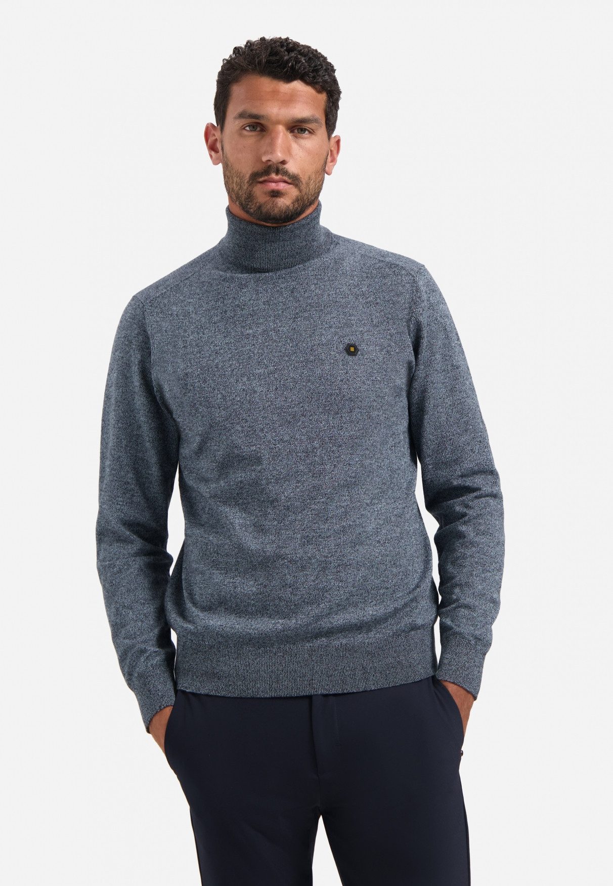 NO EXCESS Rollkragenpullover Pullover Roll Neck