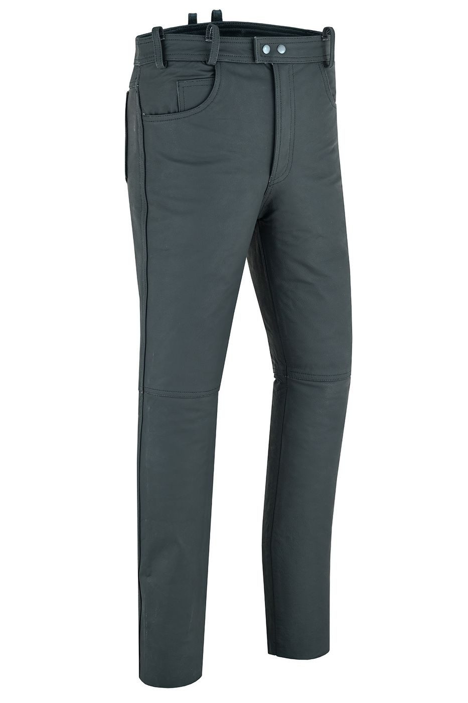 RadMasters Lederhose GW870 Lederjeans Lederhose Büffelleder Schwarz und Braun