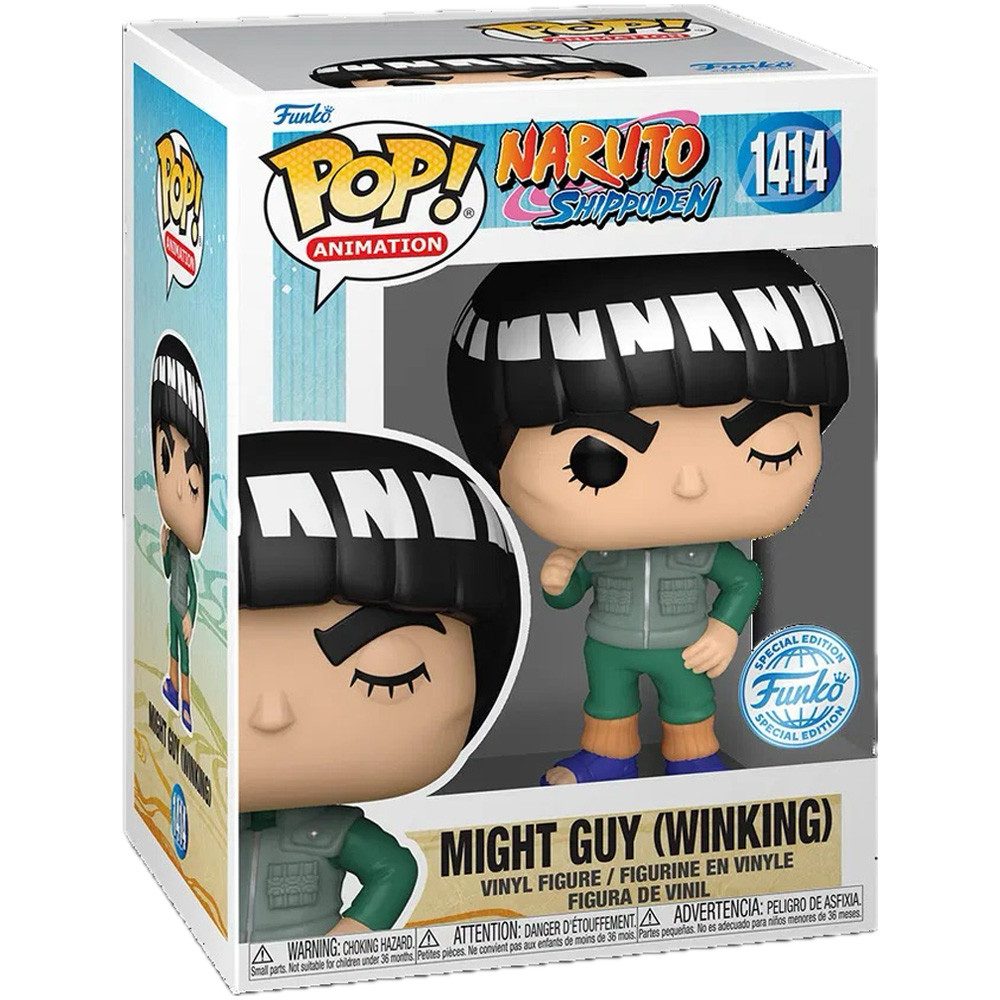 Naruto Actionfigur Funko POP! Naruto Might Guy (Winking), 10 cm