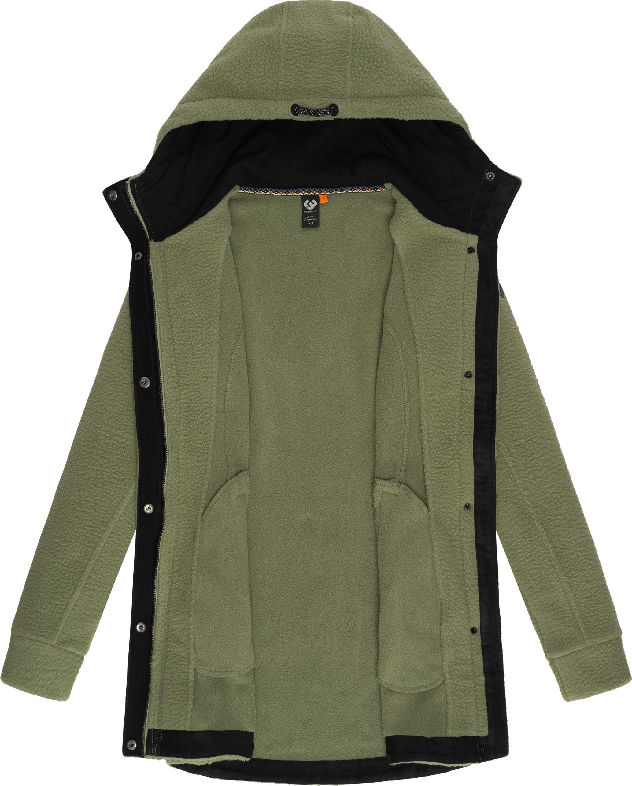 Ragwear Fellimitatmantel Letti Teddy-Fleece Kuschelig weicher Teddyfleece-Mantel – Bild 5 von 5
