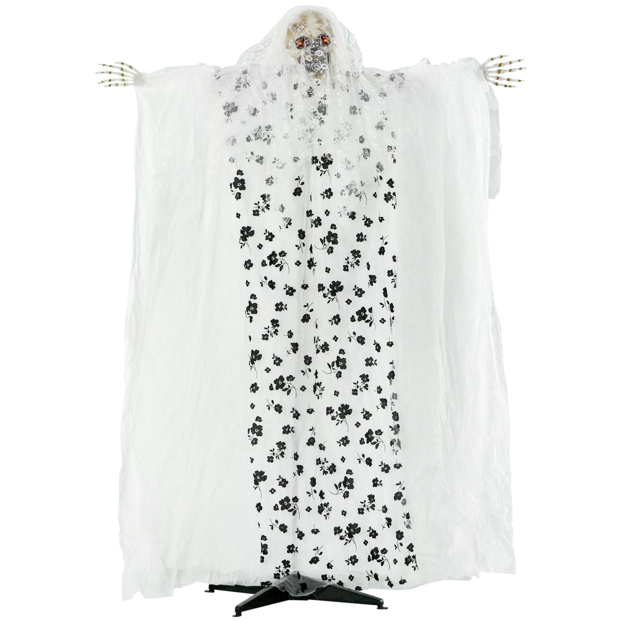 Outsunny Dekofigur Halloween Dekoration Geisterbraut mit Spezialeffekten, S günstig online kaufen