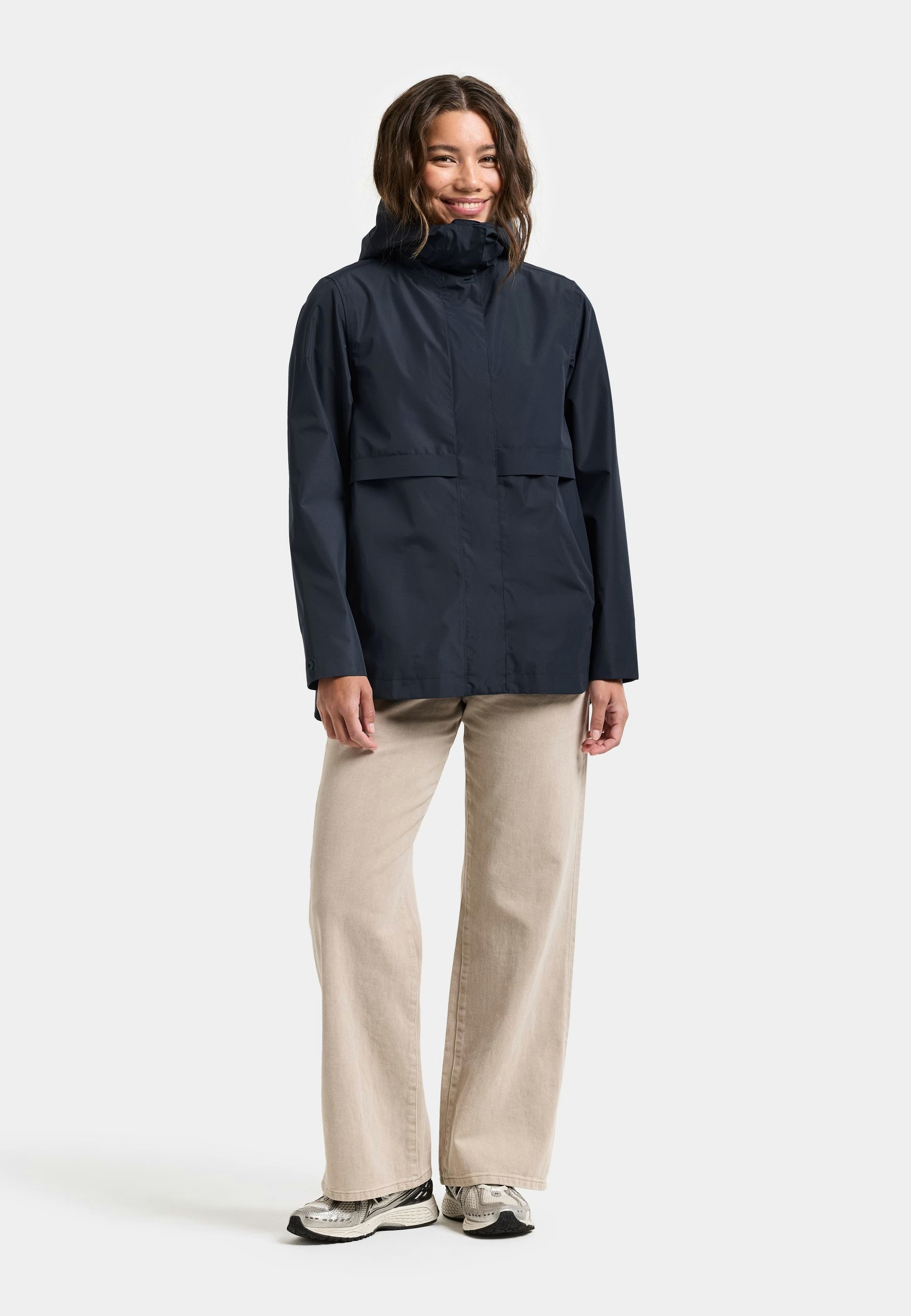 Didriksons Allwetterjacke Damen Übergangsjacke Regenjacke Wasserdicht ELSA mit Kapuze mit Taschen