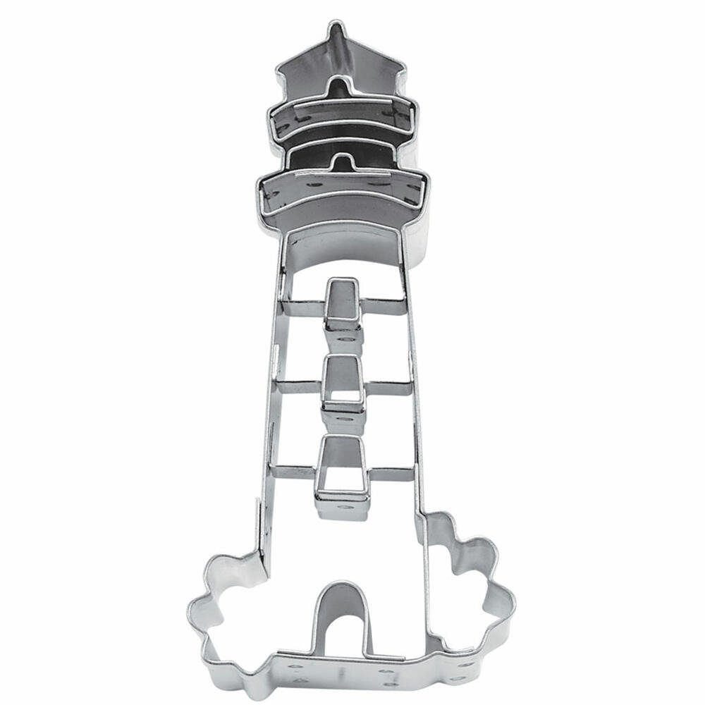 STÄDTER Ausstechform Leuchtturm 10 cm, Edelstahl