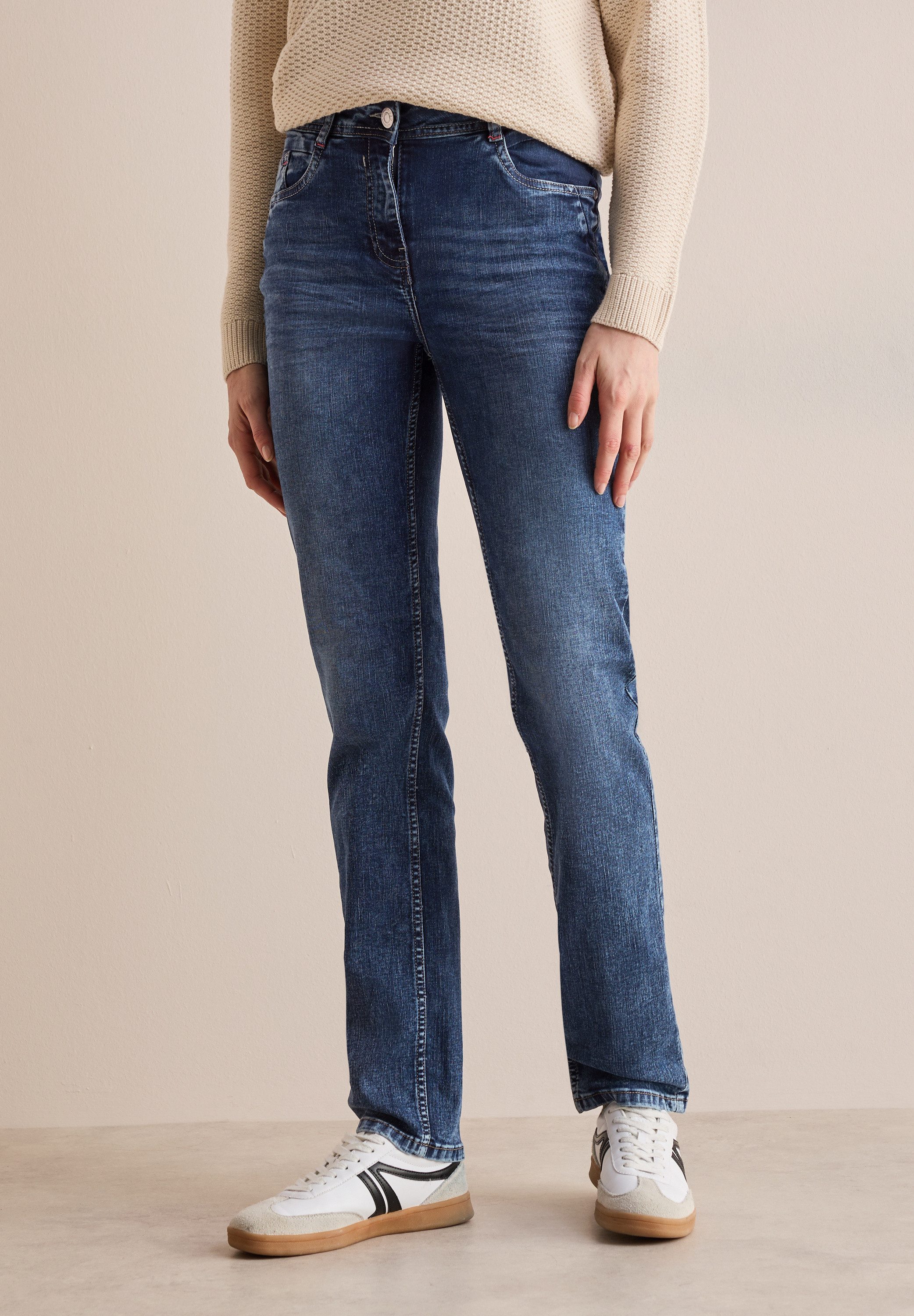 CECIL Straight-Jeans mit Stretchanteil