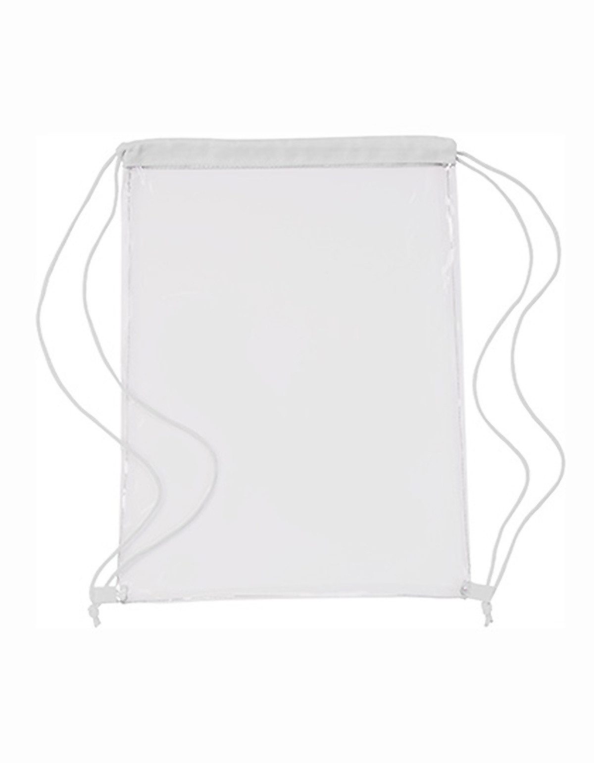 L-merch Rucksack Transparent PVC Drawstring Backpack
