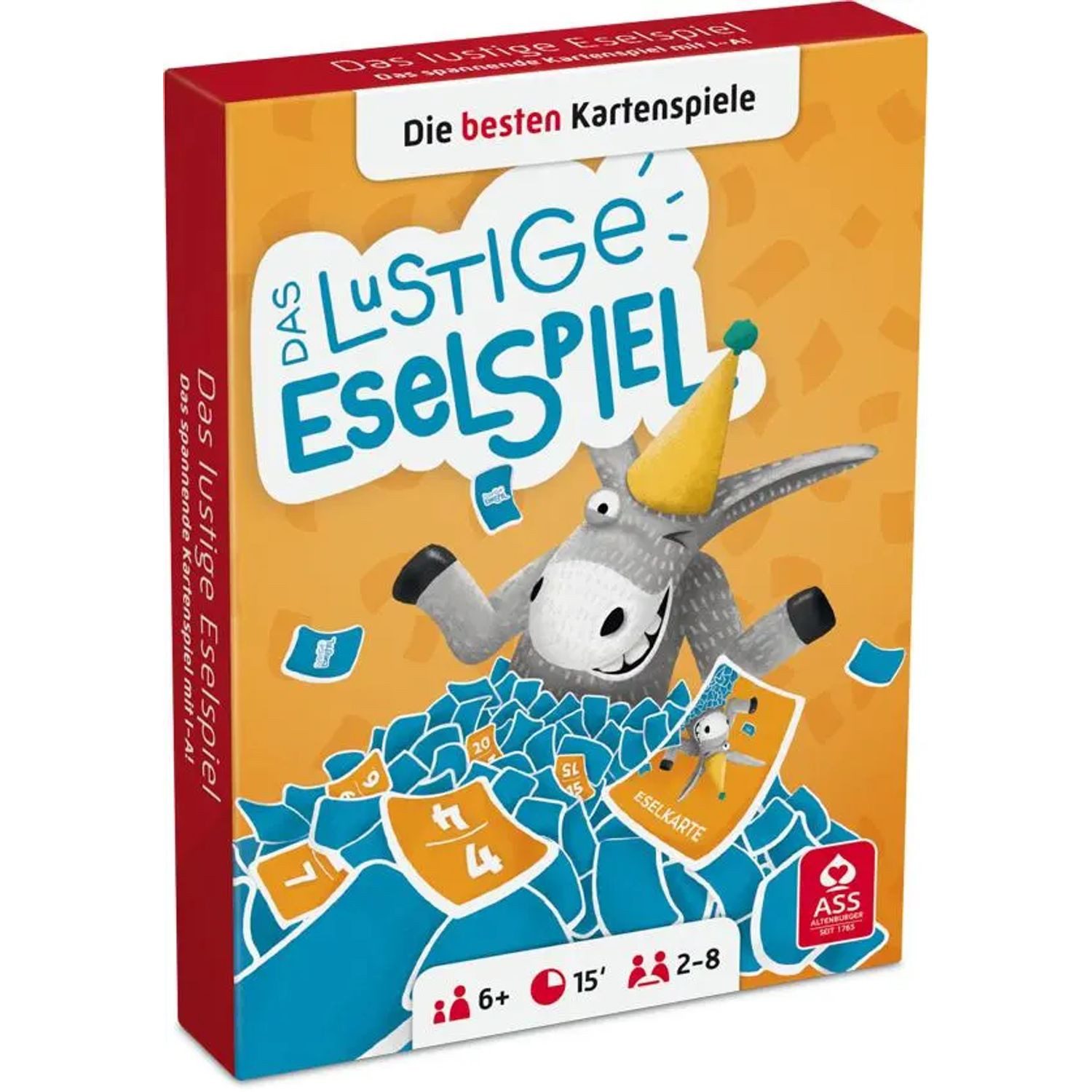 Cartamundi Spiel Das lustige Eselspiel in Stülpschachtel