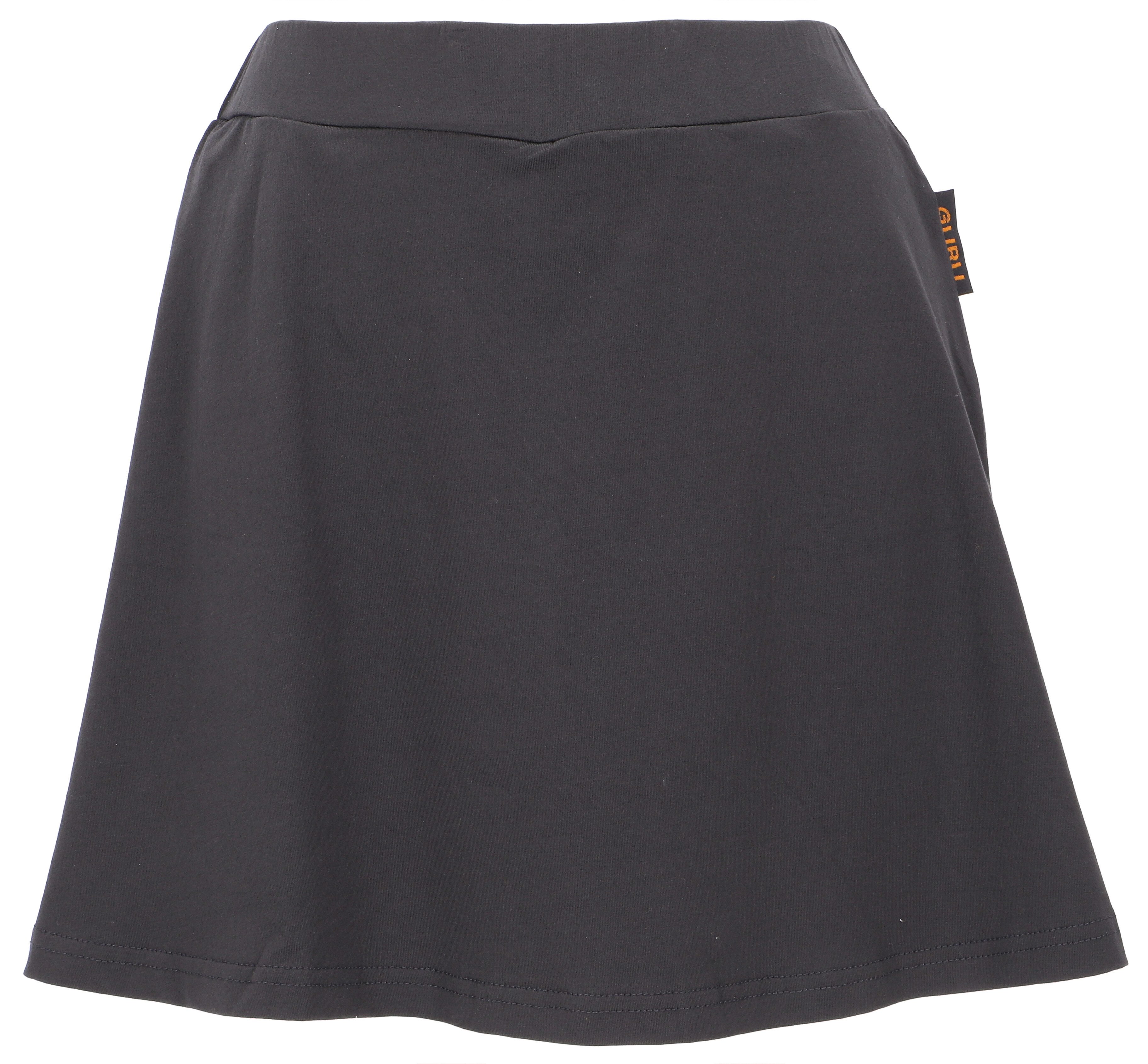 Guru-Shop Minirock Minirock, Skort aus Biobaumwolle, Minirock mit.. alternative Bekleidung