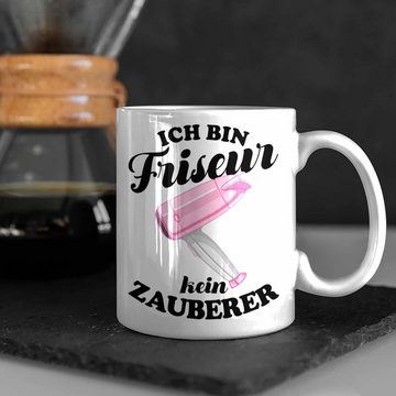 Trendation Tasse Trendation - Friseur Tasse Geschenk Zuebhör Geschenkideen Friseursaloneröffnung Frisörin Tassen Kaffeetasse Spruch Friseurin