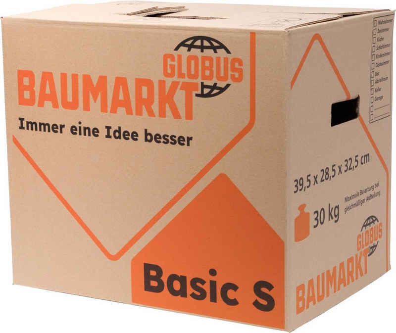 Globus Baumarkt Umzugskarton Globus Umzugskarton Basic S Innenmaß: 39,5 x 28,5