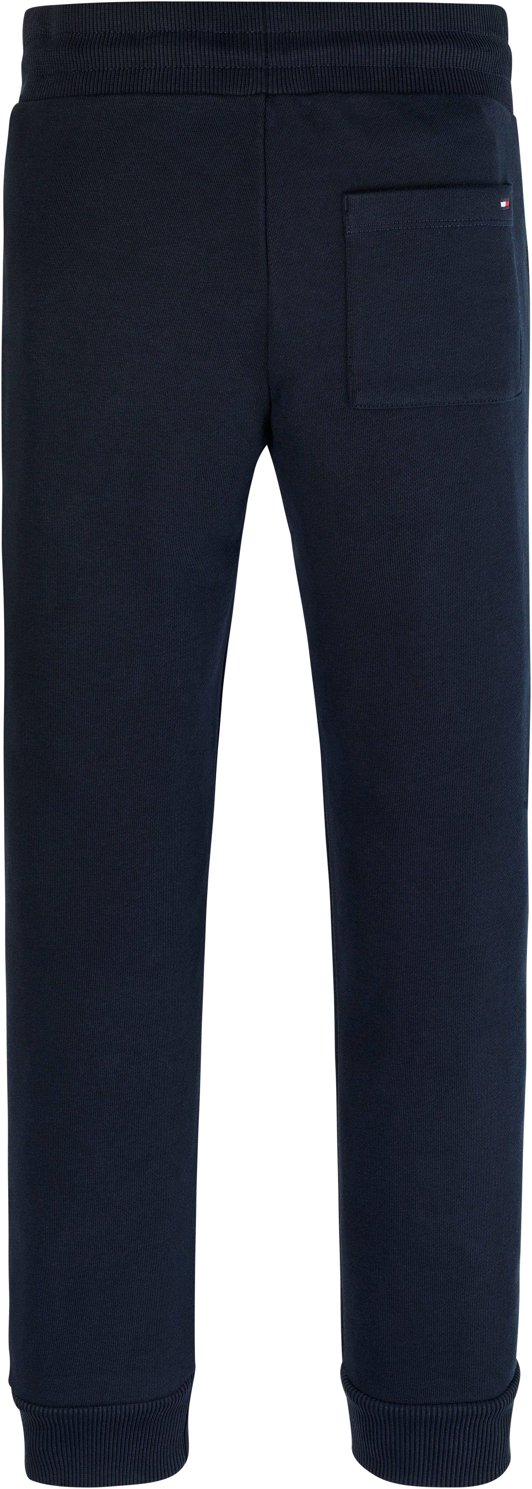 mit Sweathose Tommy desert SWEATPANTS LOGO Logoschriftzug TH Hilfiger sky