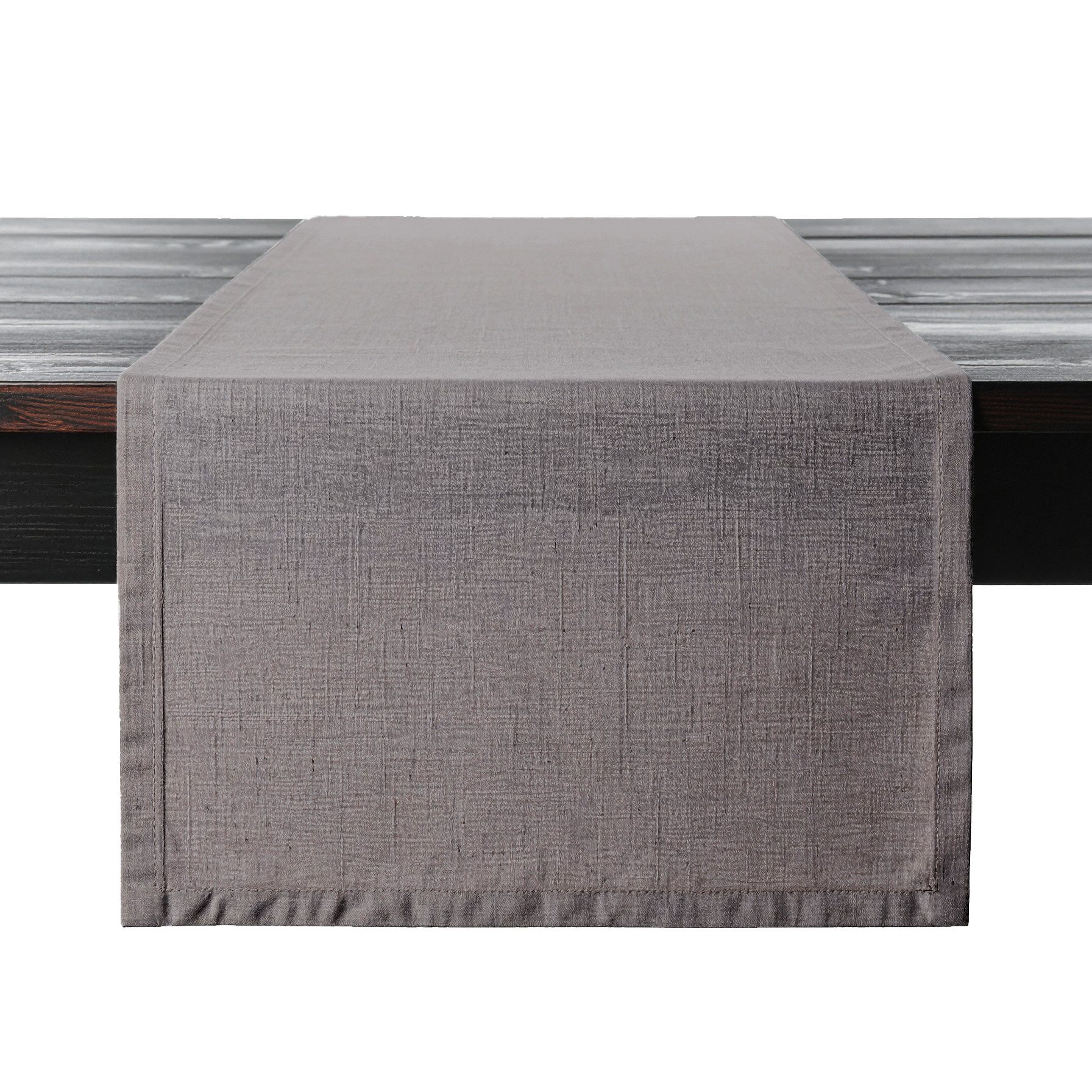 PROFLAX Tischläufer Tischläufer Proflax Leinen grey 50x150 cm, gewebt