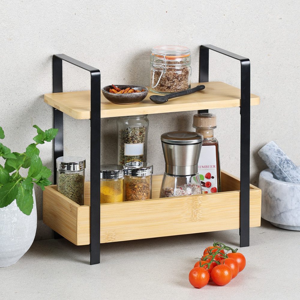 KESPER® Küchenregal Aufbewahrungsregal, Bambus, FSC, 1-tlg.