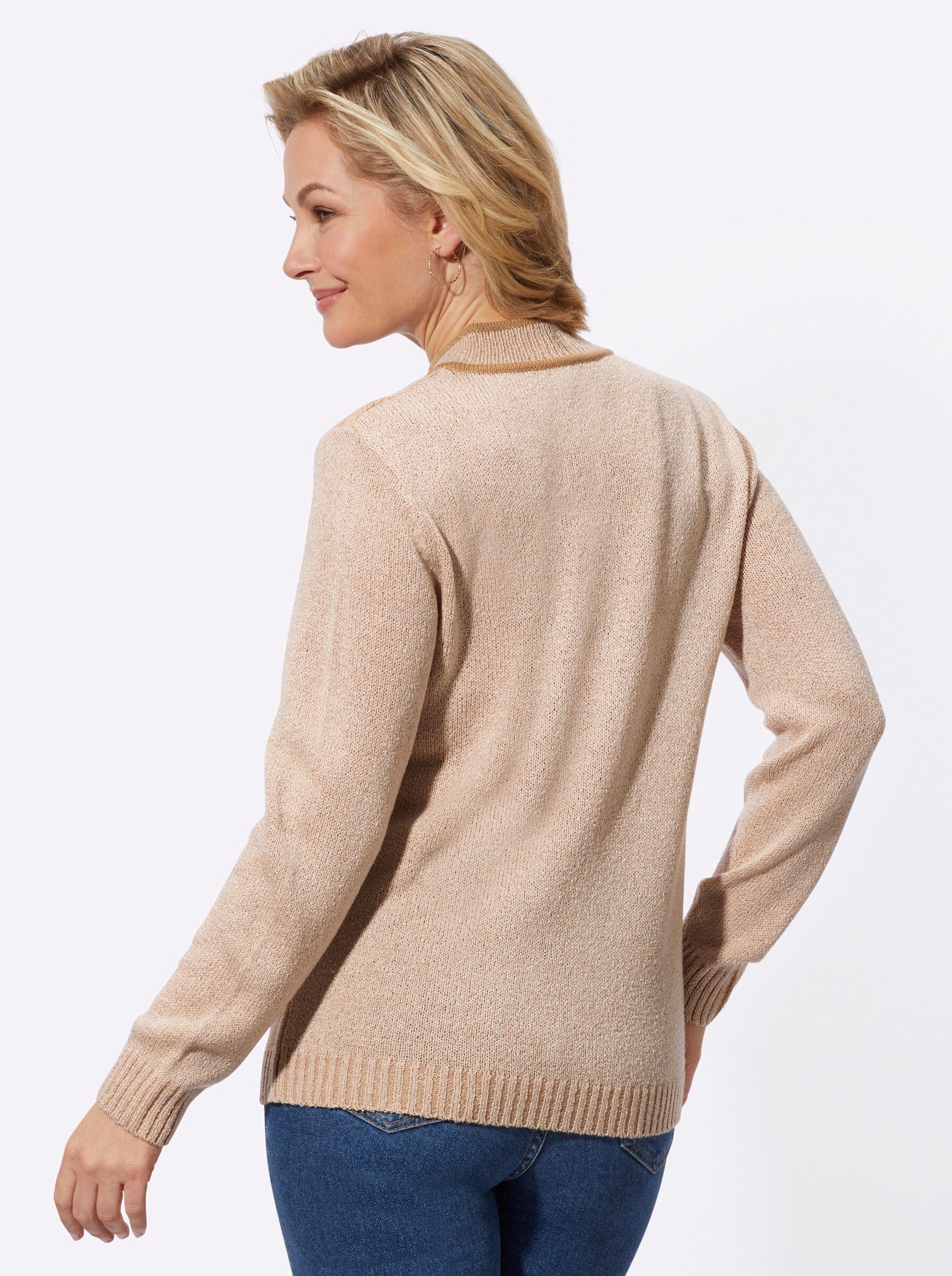 Witt Strickpullover Pullover Langarm Bouclé